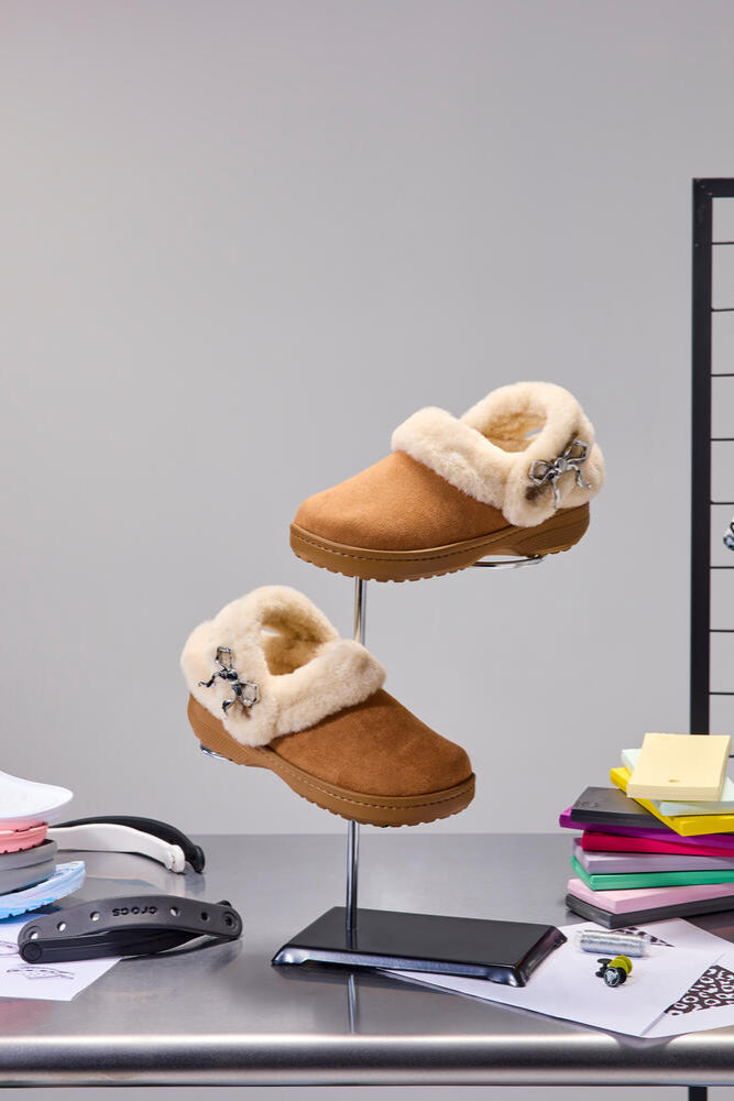 Classic Unfurgettable Suede clog - Sepia