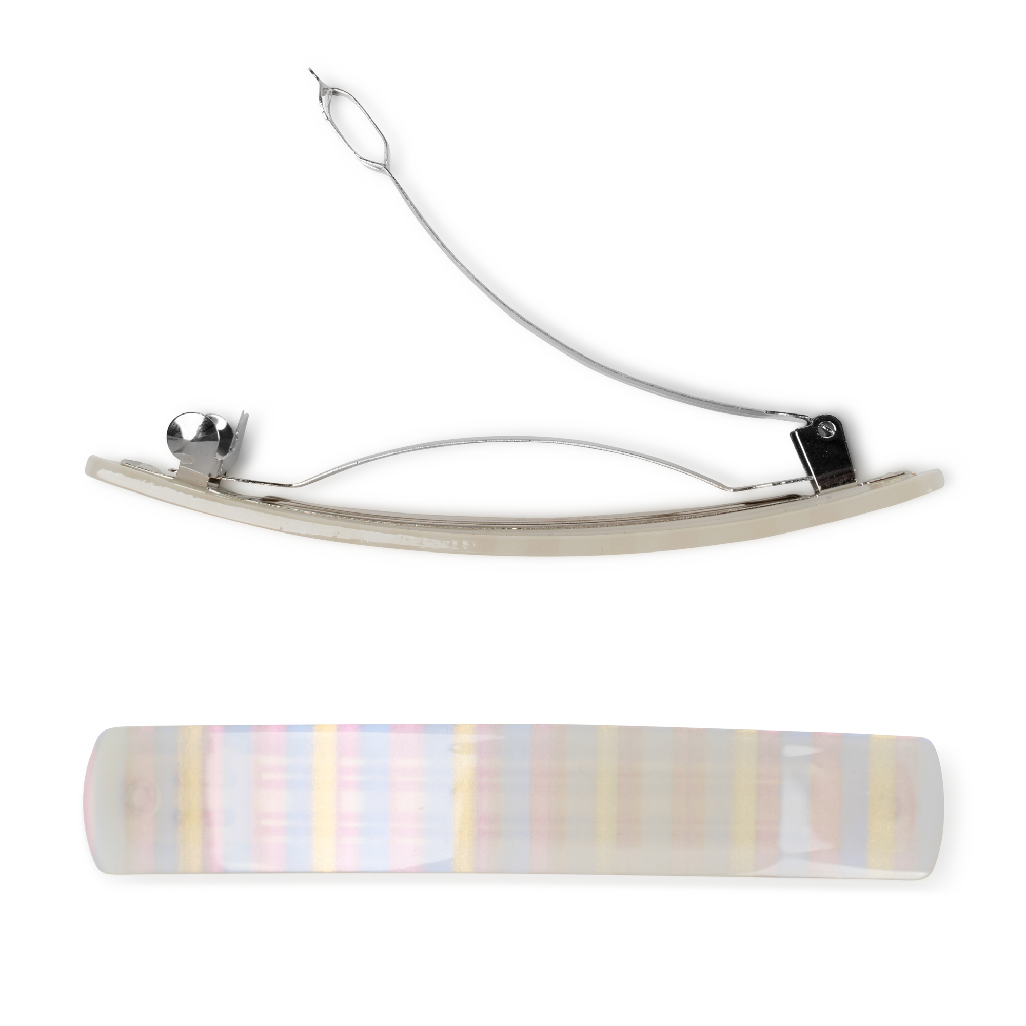 Classic Rainbow hårspænde - hvid