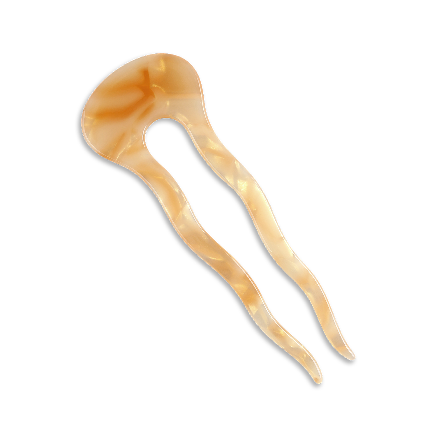 Marble hårpin - orange