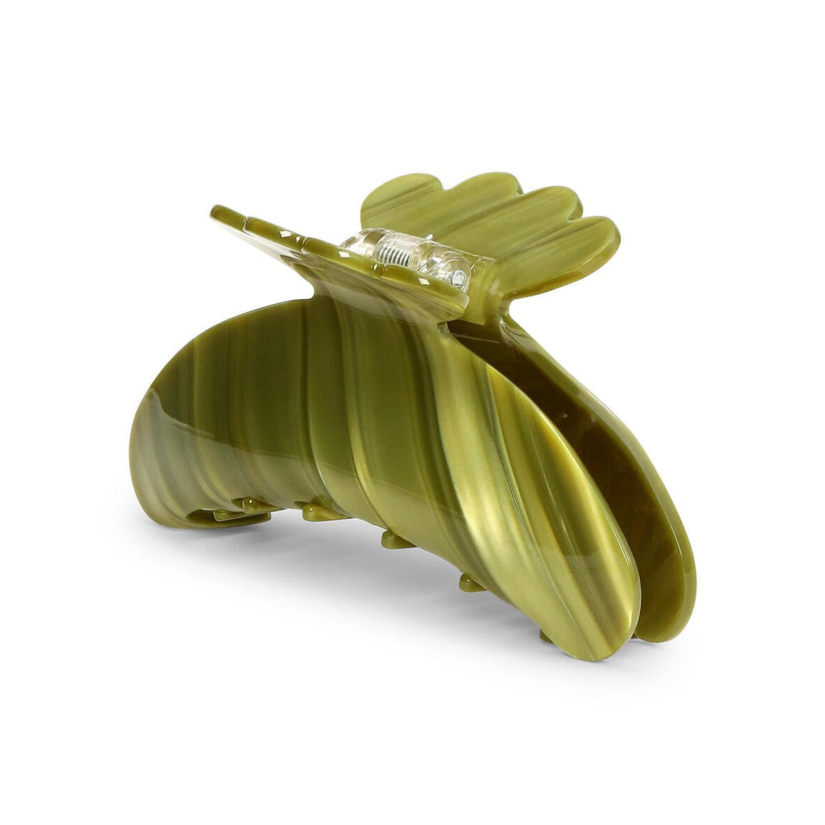 Helle Icy Pine hårklemme, Big - Spinach Green