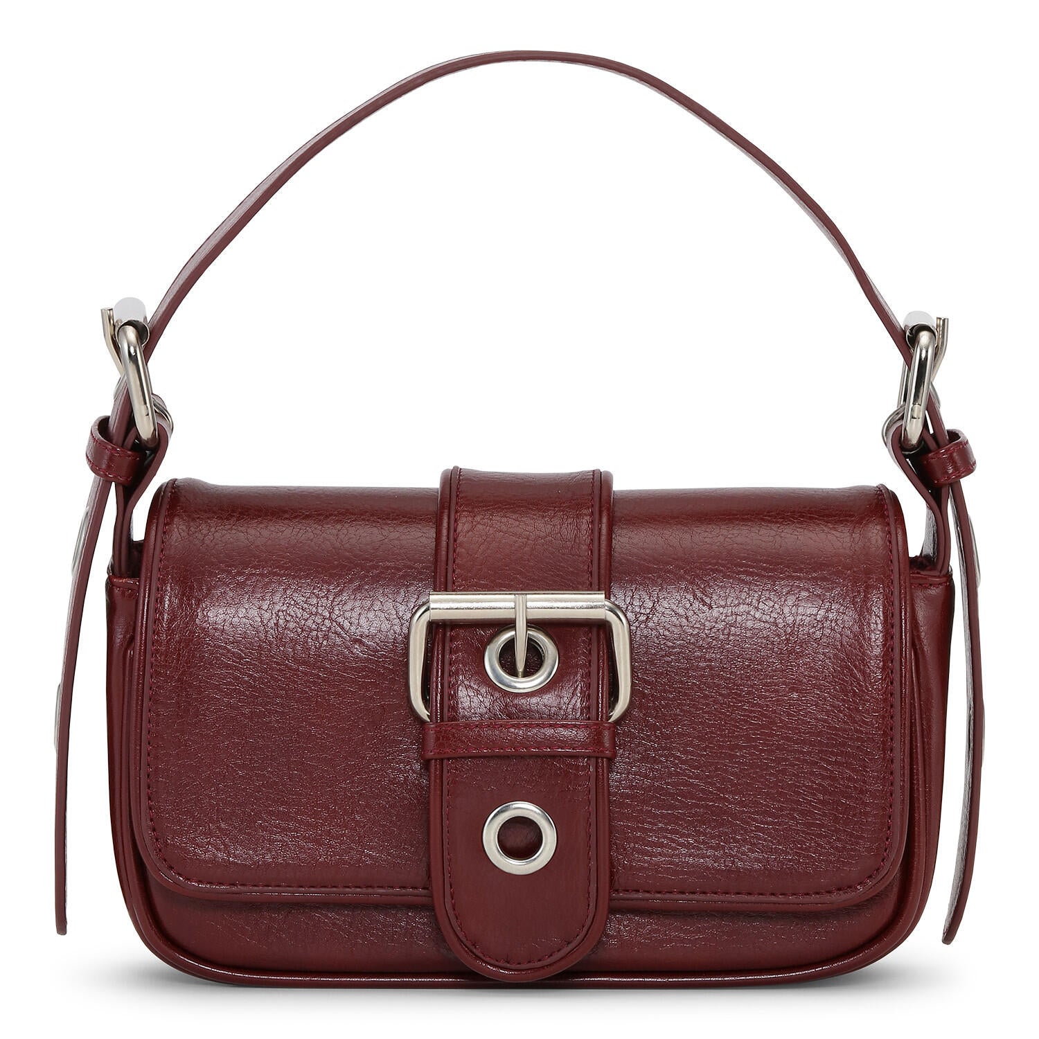 Buckle taske - Burgundy