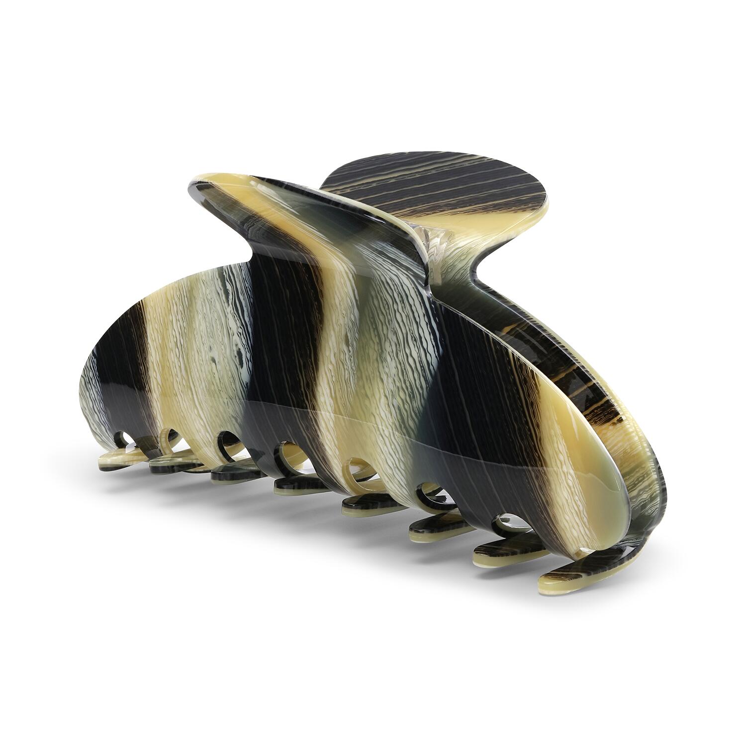 Ida Night Giga hårklemme – Mixed Black