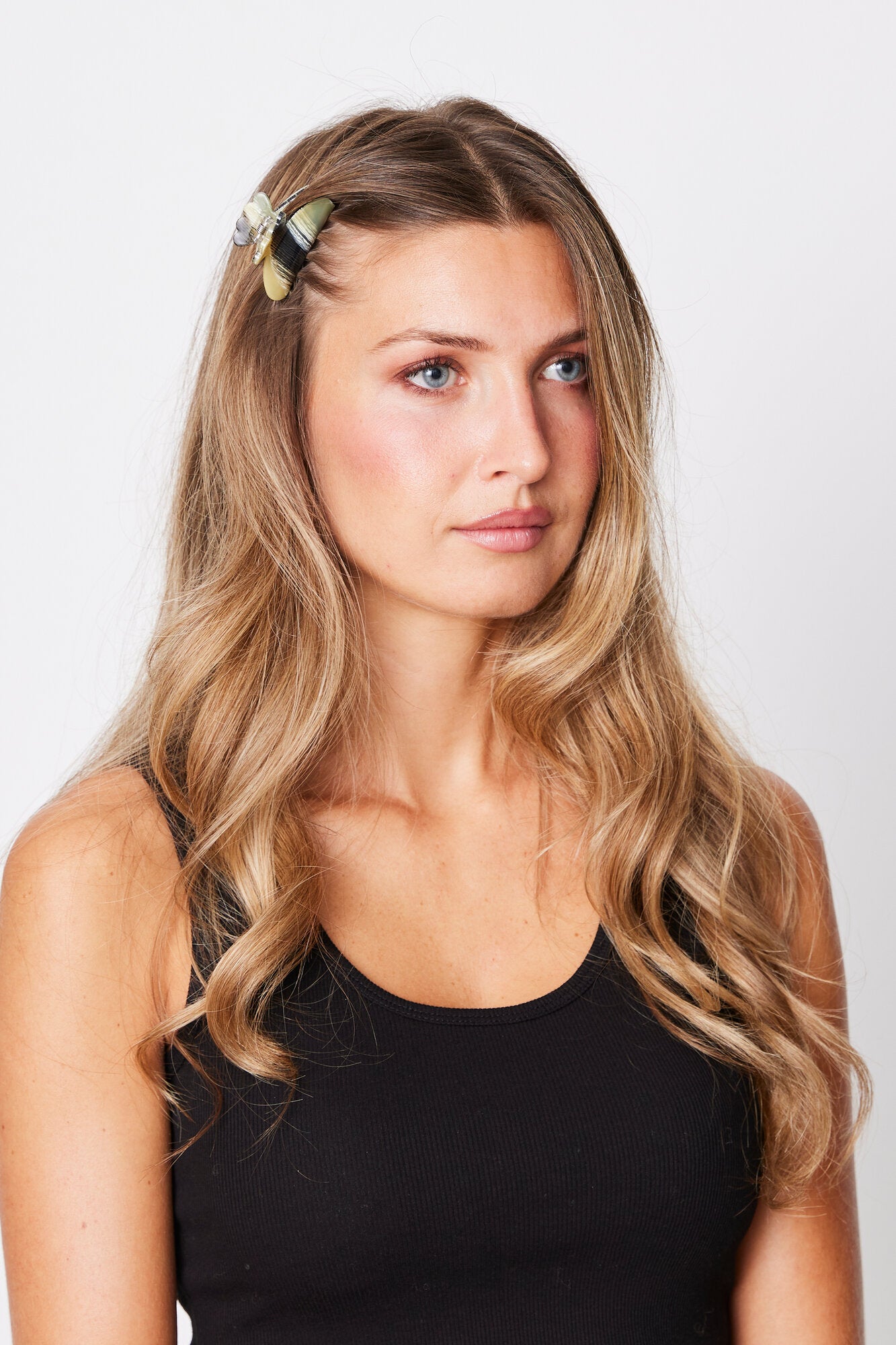 Helle Night Mini hårklemme – Black Mix
