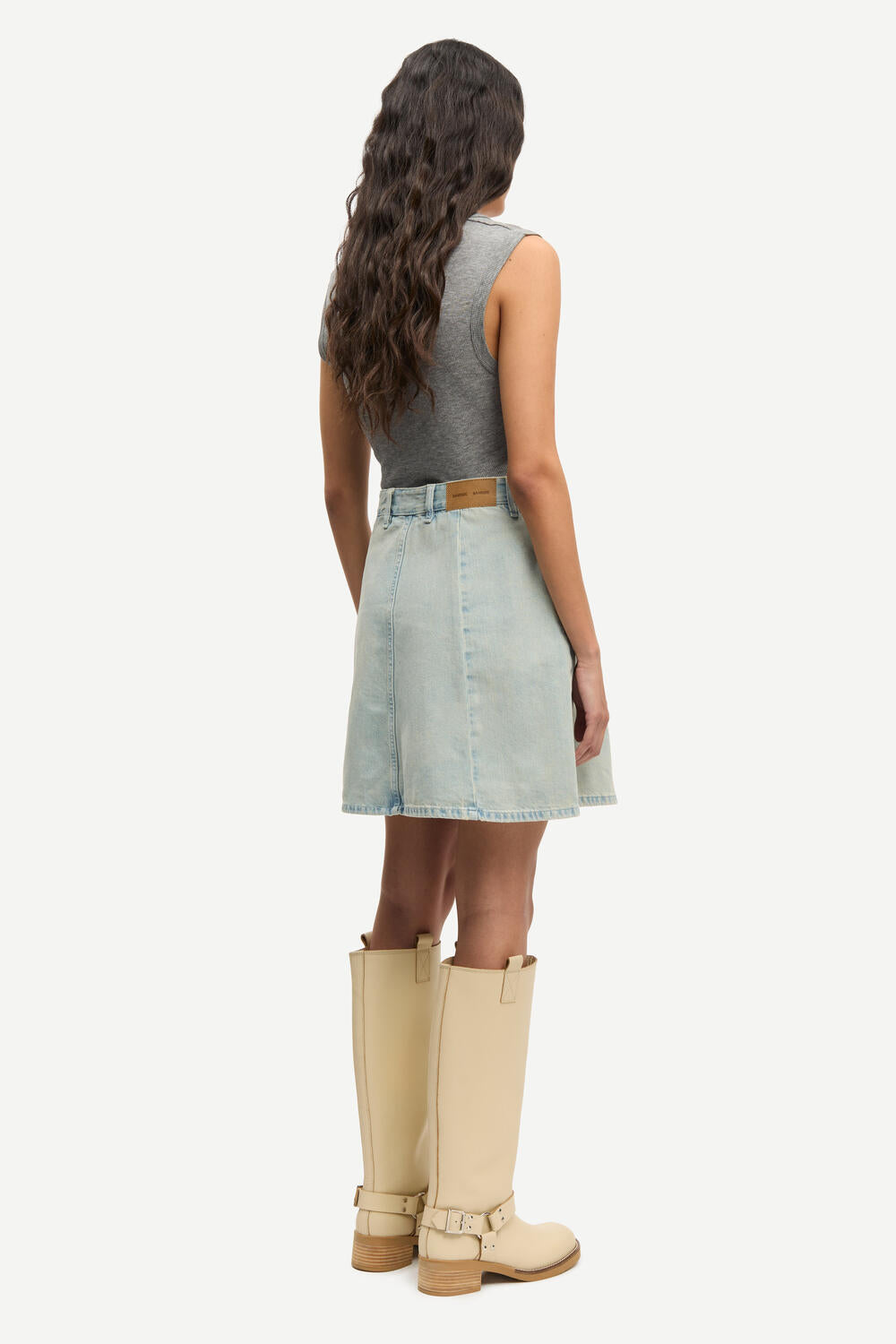 Sadou tanktop - Mid Grey Mel.