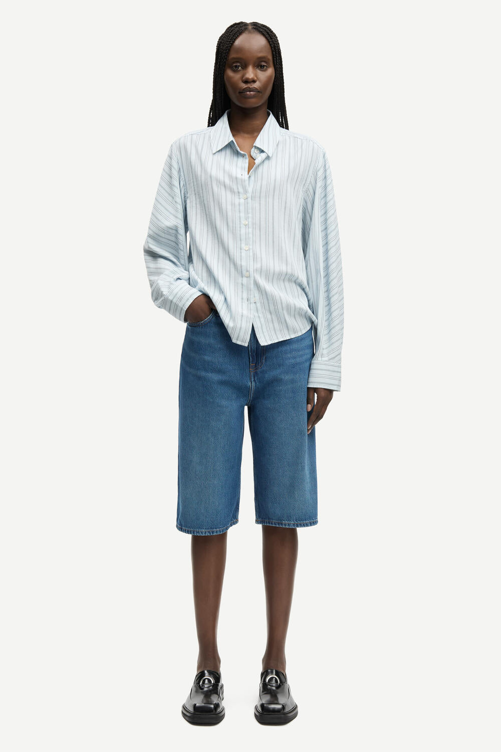 Sarebecca shorts - Fluid Denim