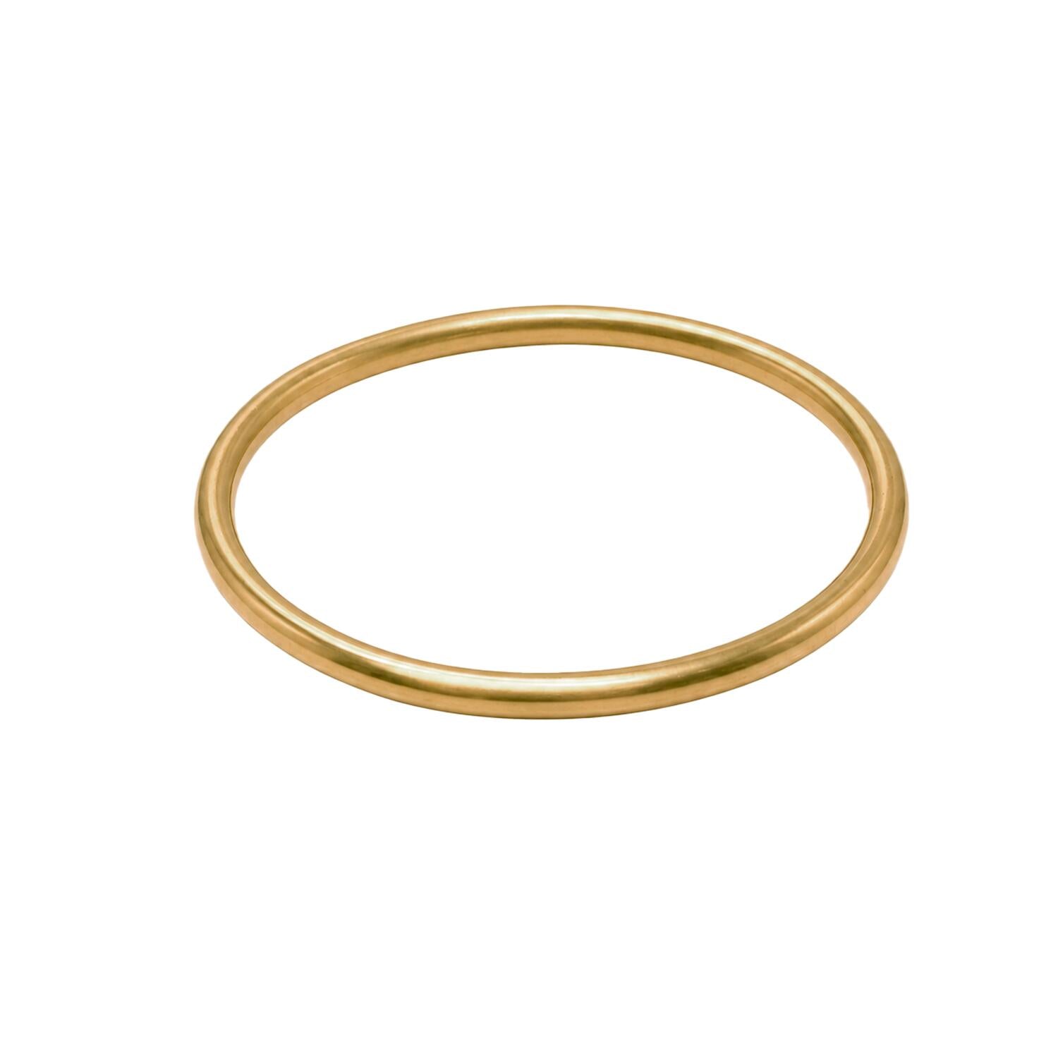 Simple armring – Forgyldt
