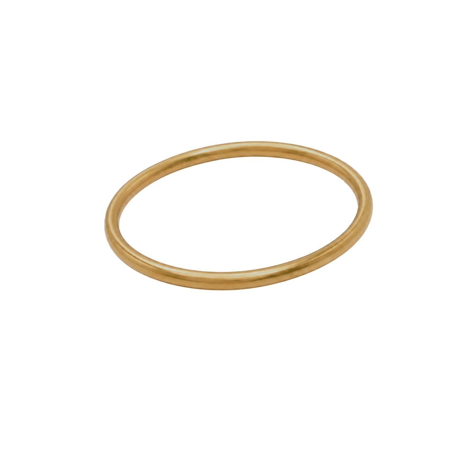 Simple armring – Forgyldt