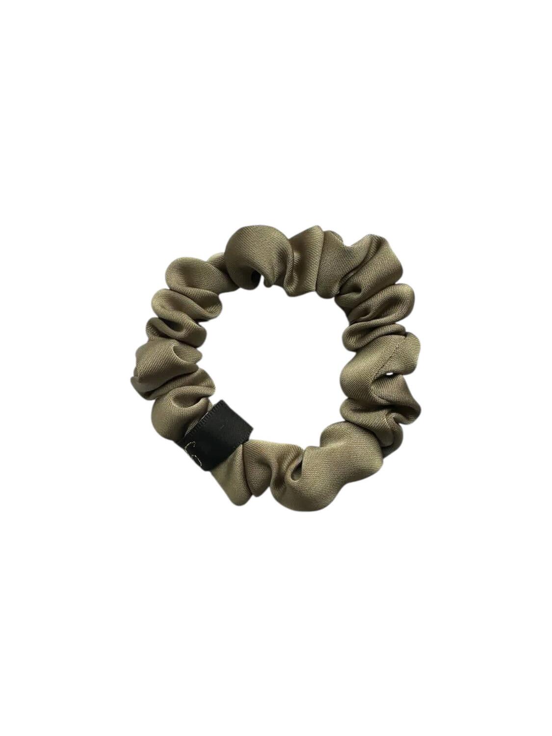 Fine Calli Scrunchie - khaki