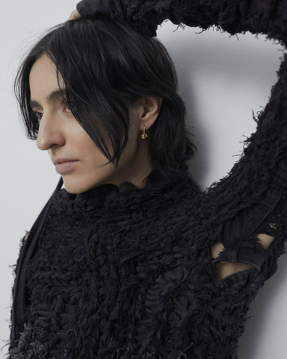 Schlesi ørering - forgyldt