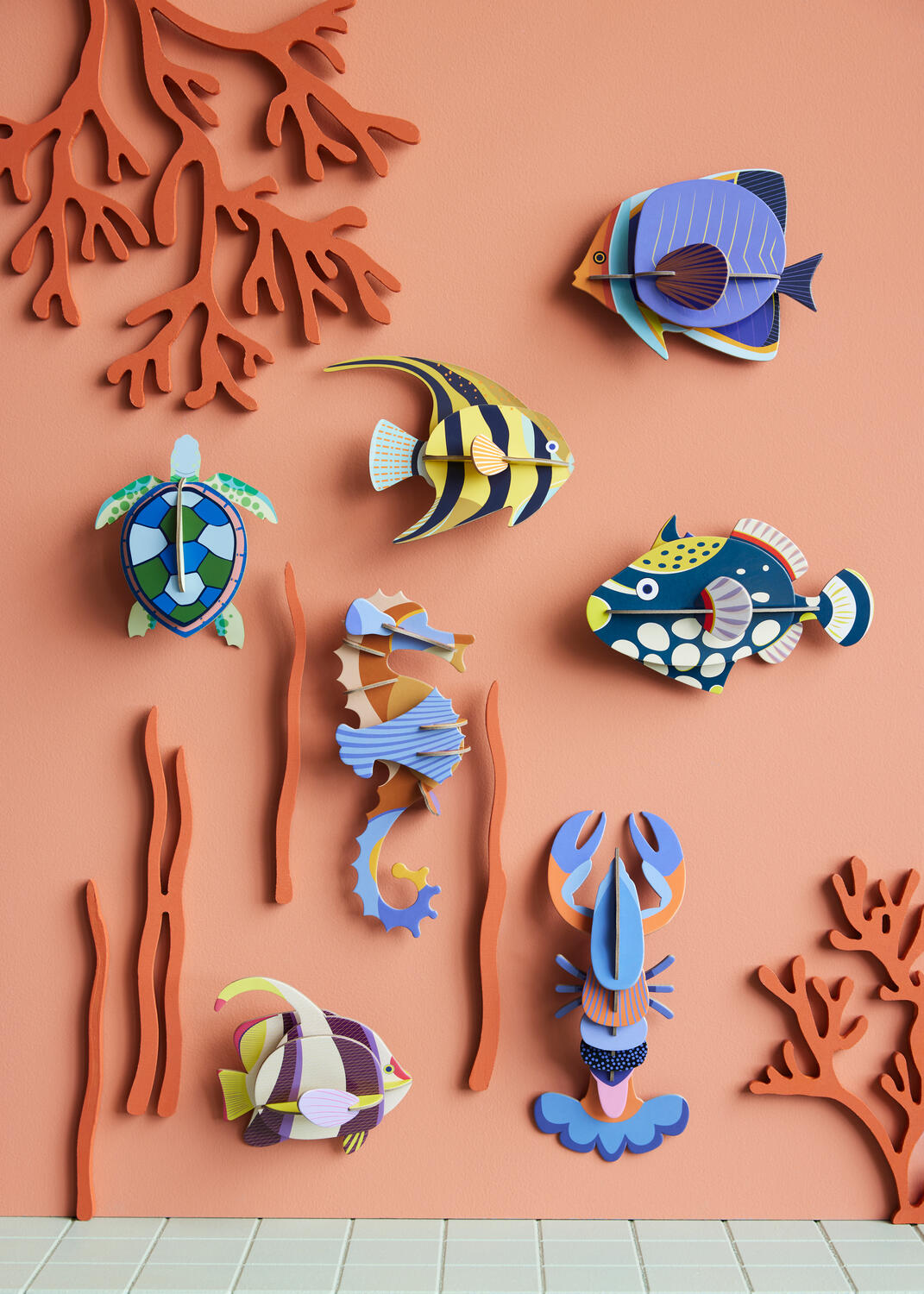 Angelfish vægdekoration