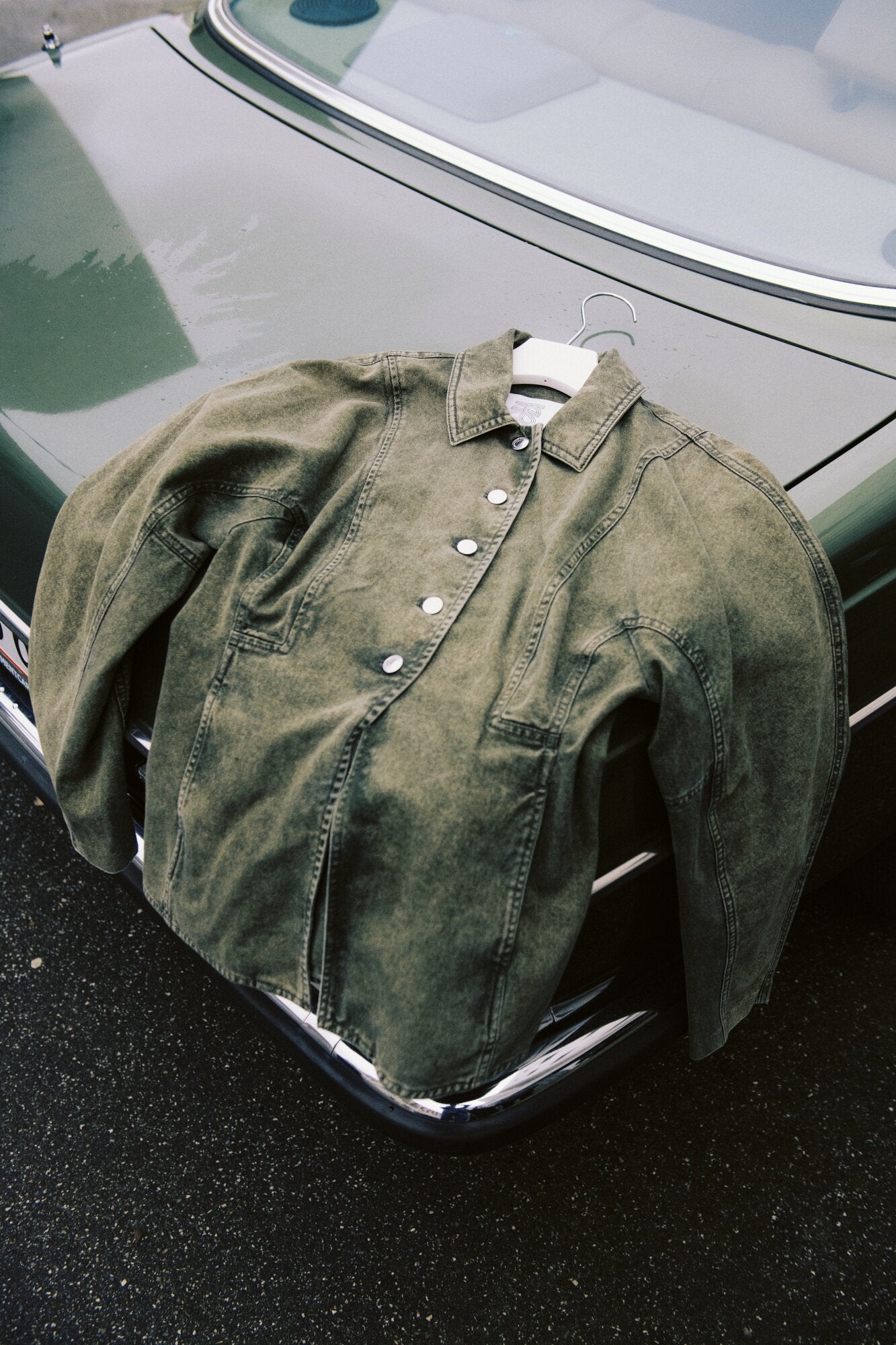 Jaye denimjakke - Green Denim