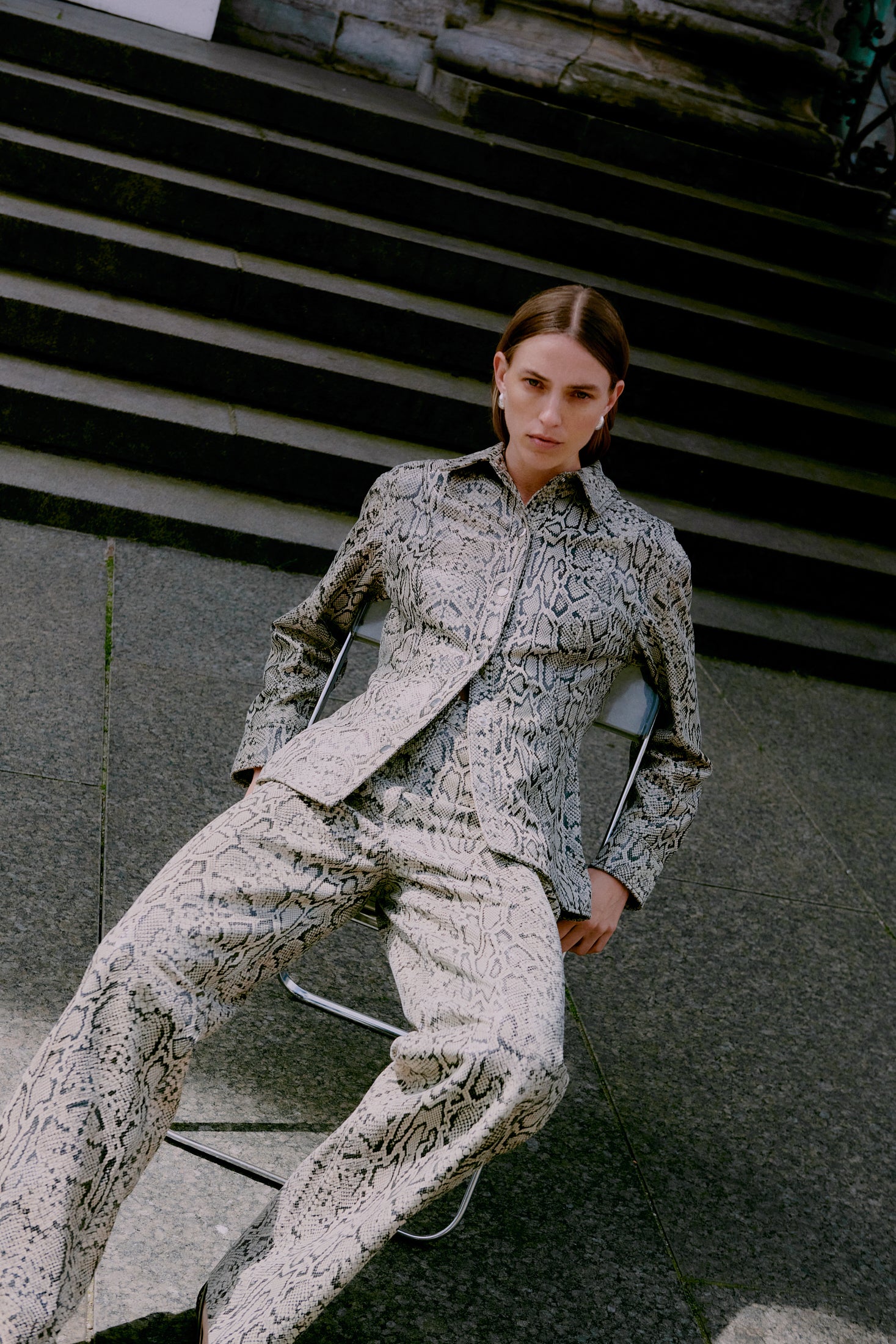 Devon læderskjorte - Summer Sand