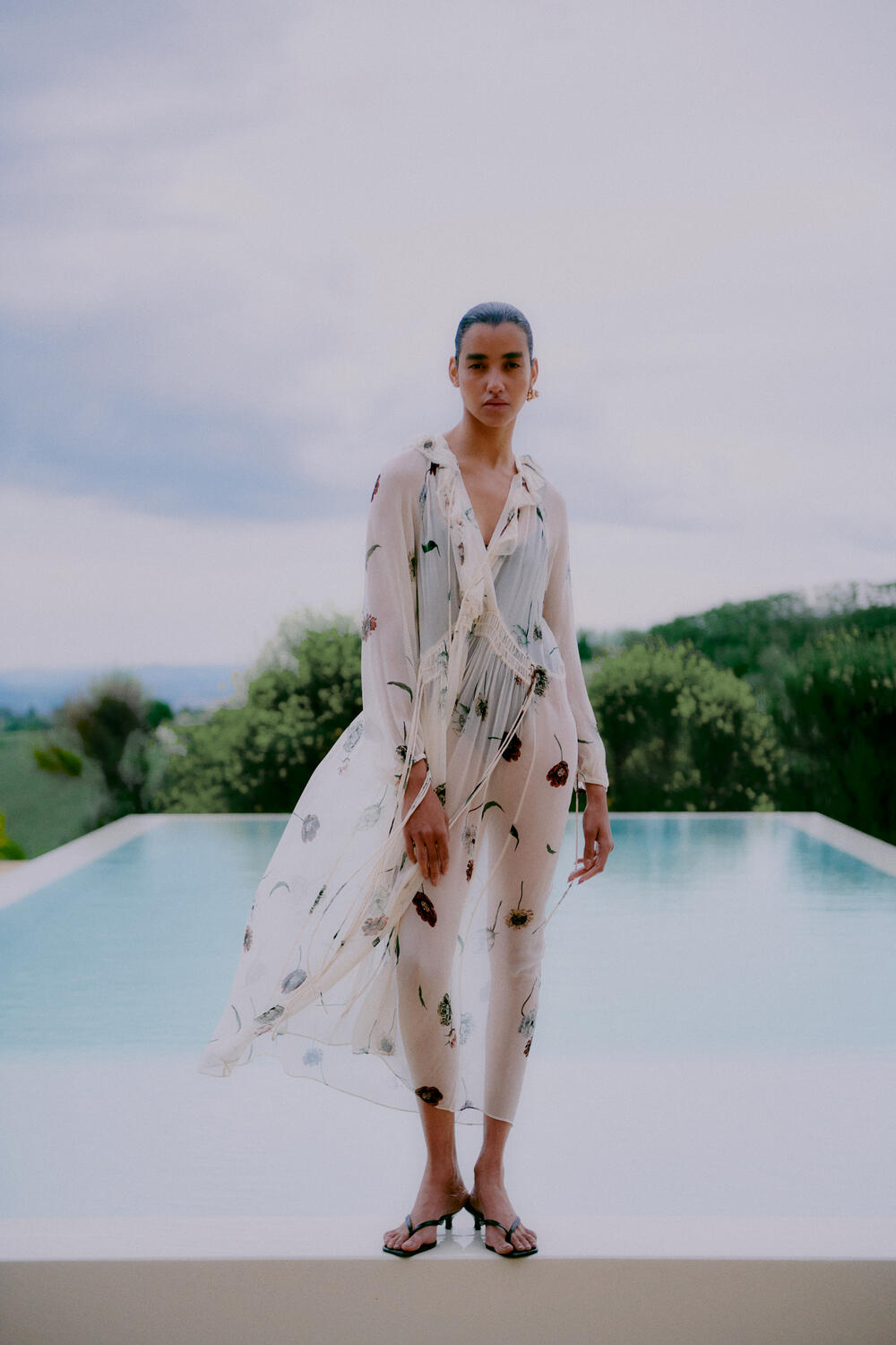 Florala kjole - Summer Sand