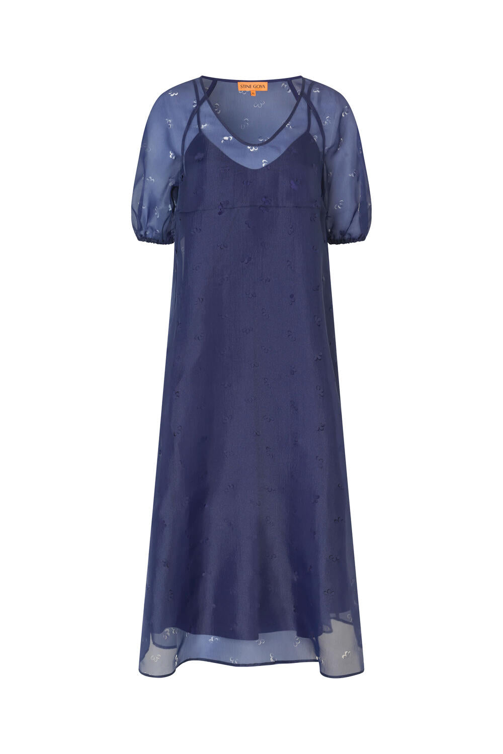 Puff Sleeve kjole - Ditzy Floral