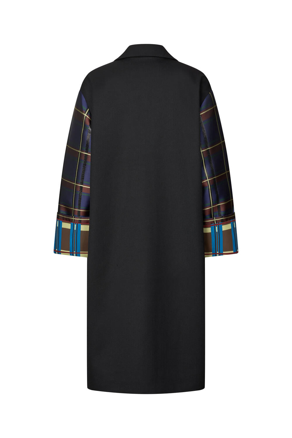 1499 Glitter Jacquard/Twill Mix Bell Sleeve frakke – Crosschecks