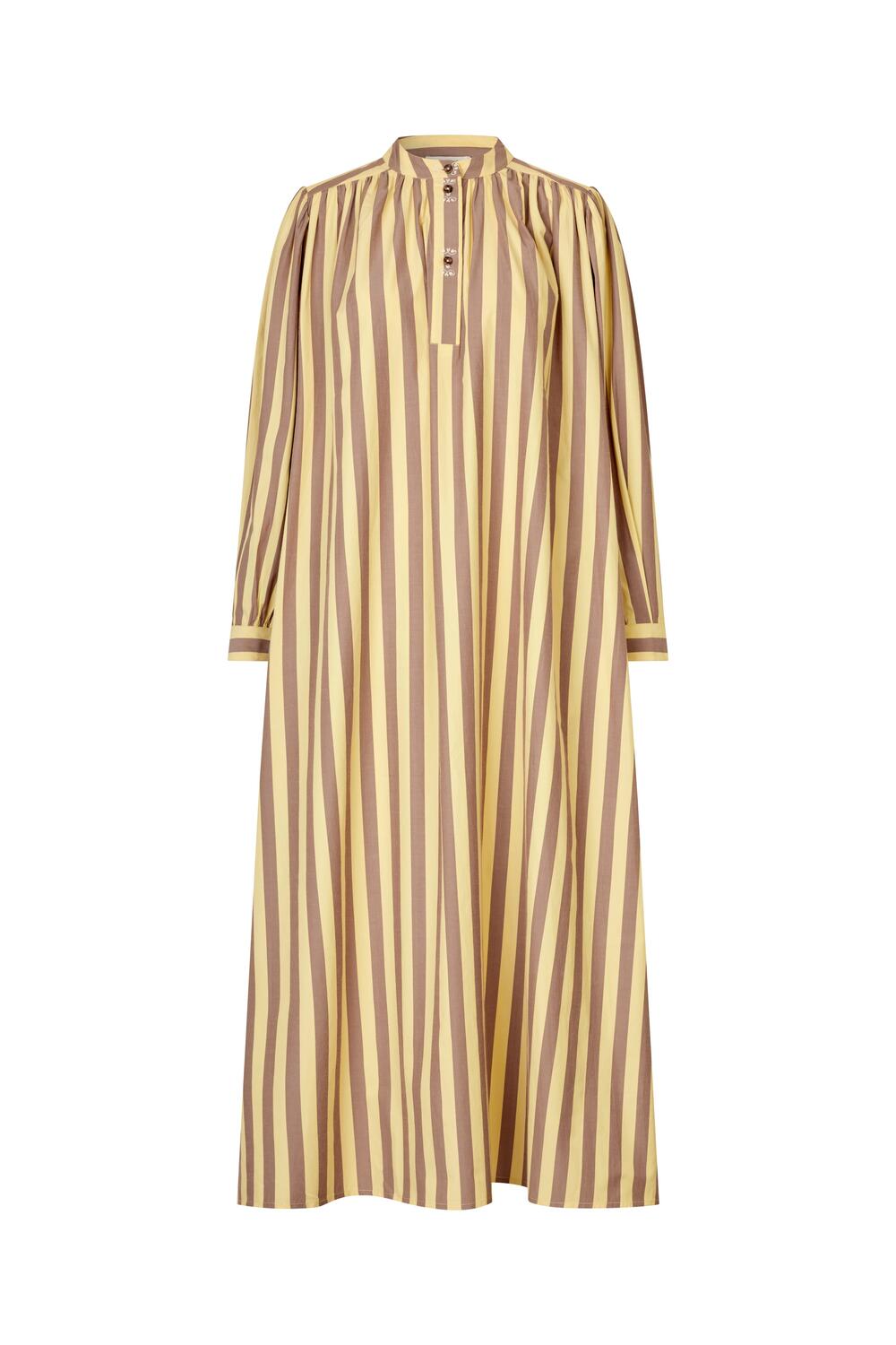 2512 Gathered skjortekjole - Equestrian Sun