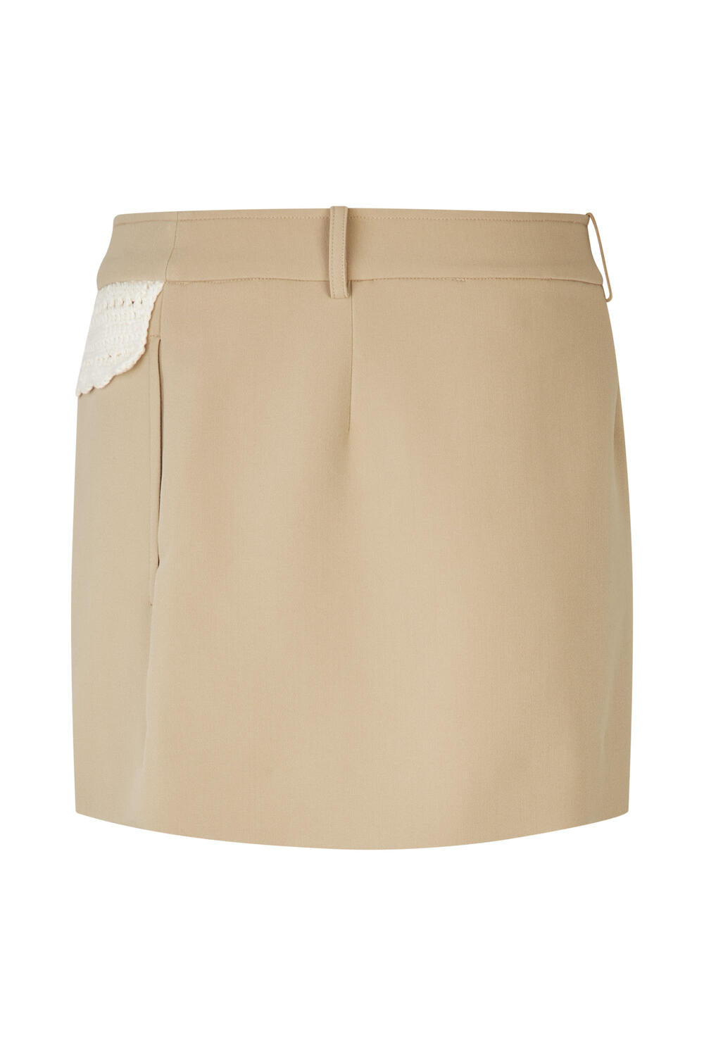 2483 Waistbelt Mini nederdel - Ecru