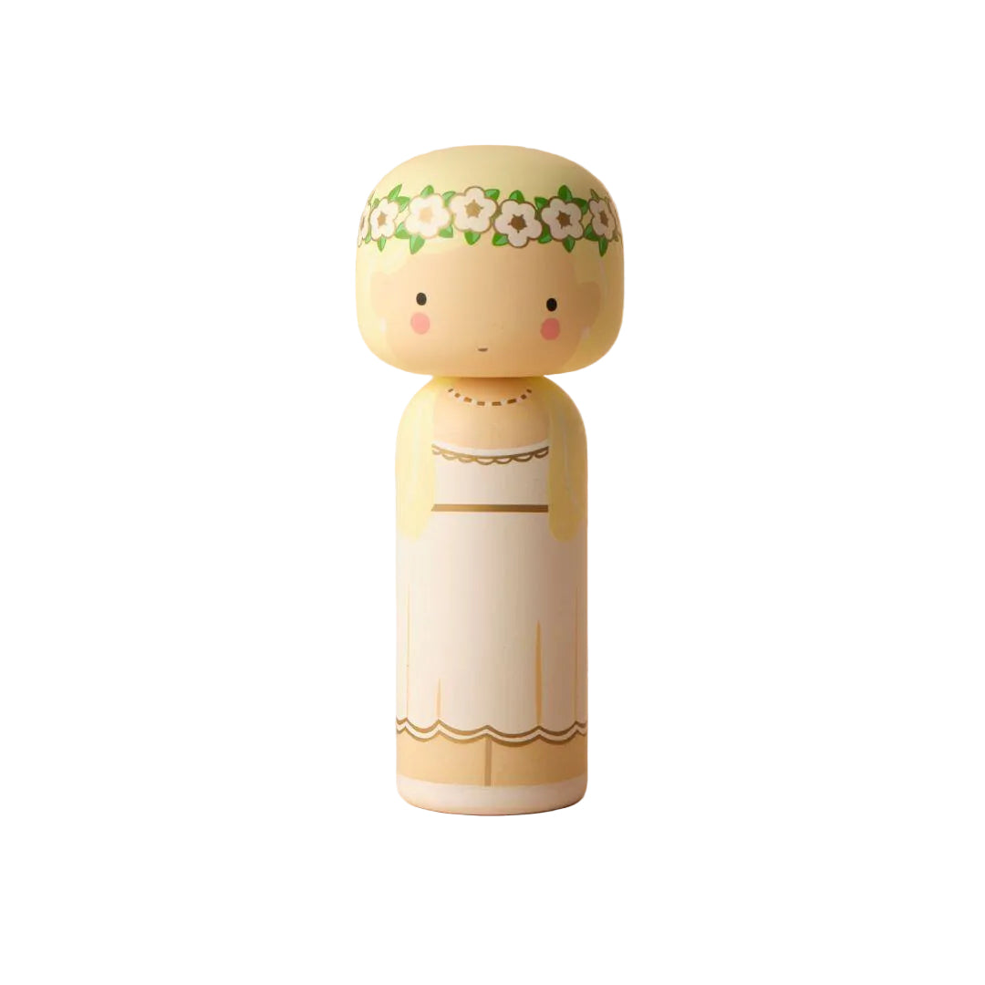 Kokeshi stjernetegnsfigur - Jomfruen