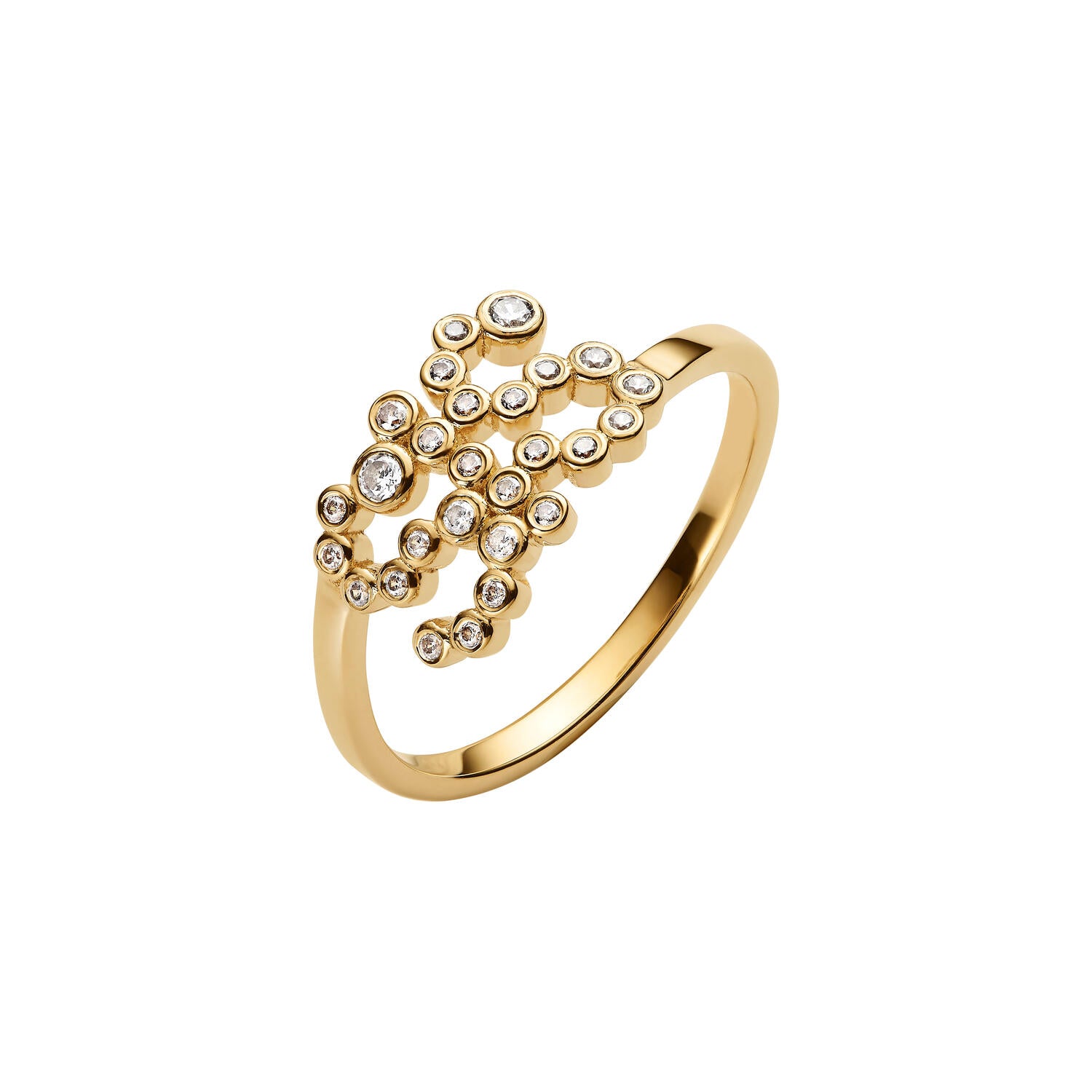 SIS Collet Ring - Forgyldt