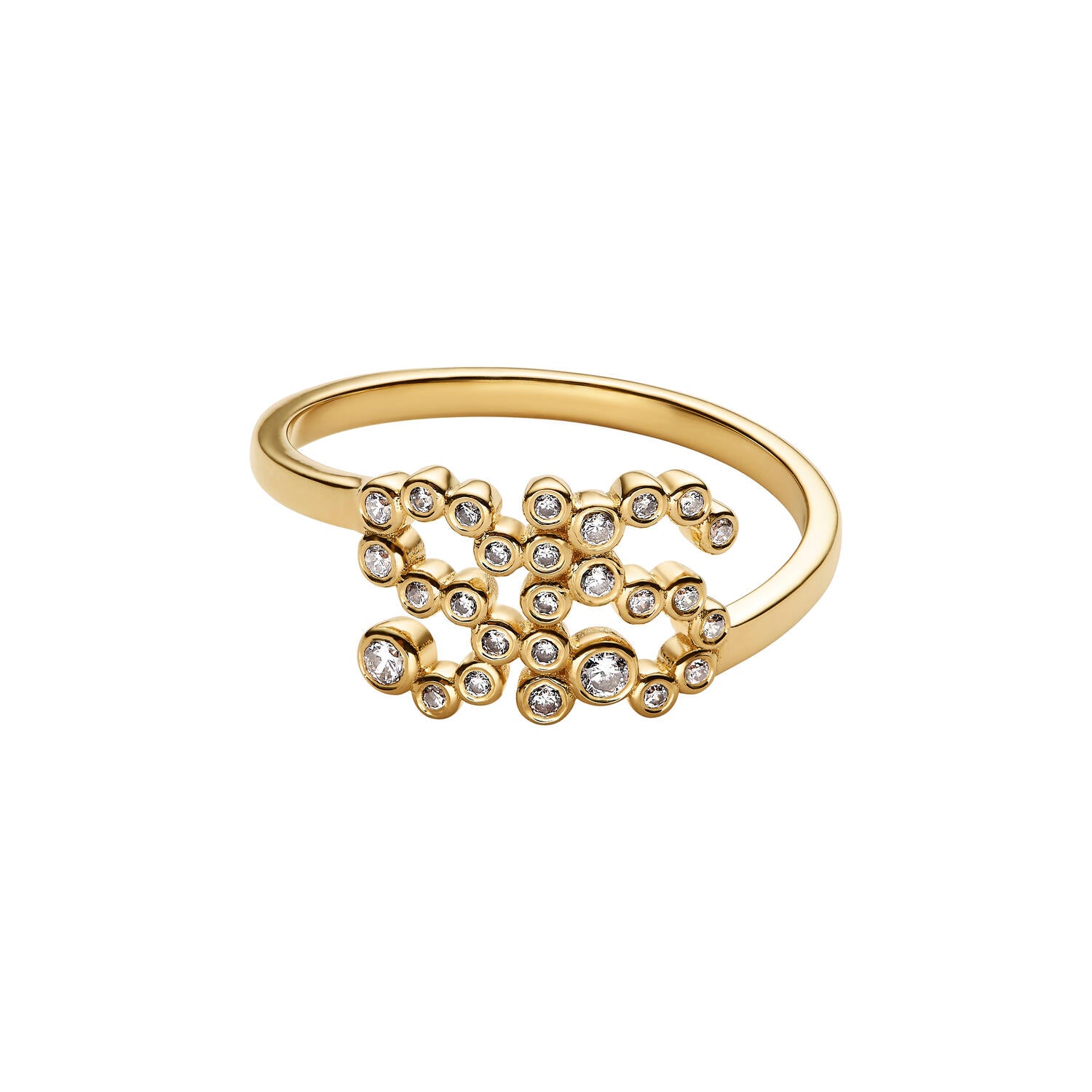 SIS Collet Ring - Forgyldt