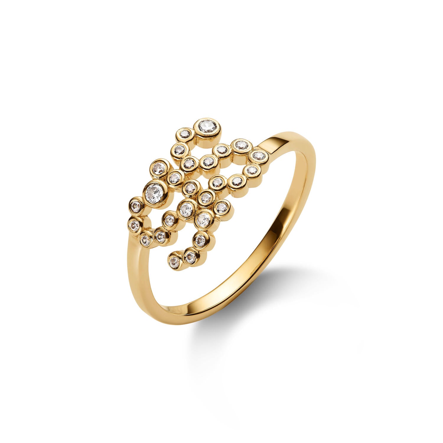 SIS Collet Ring - Forgyldt
