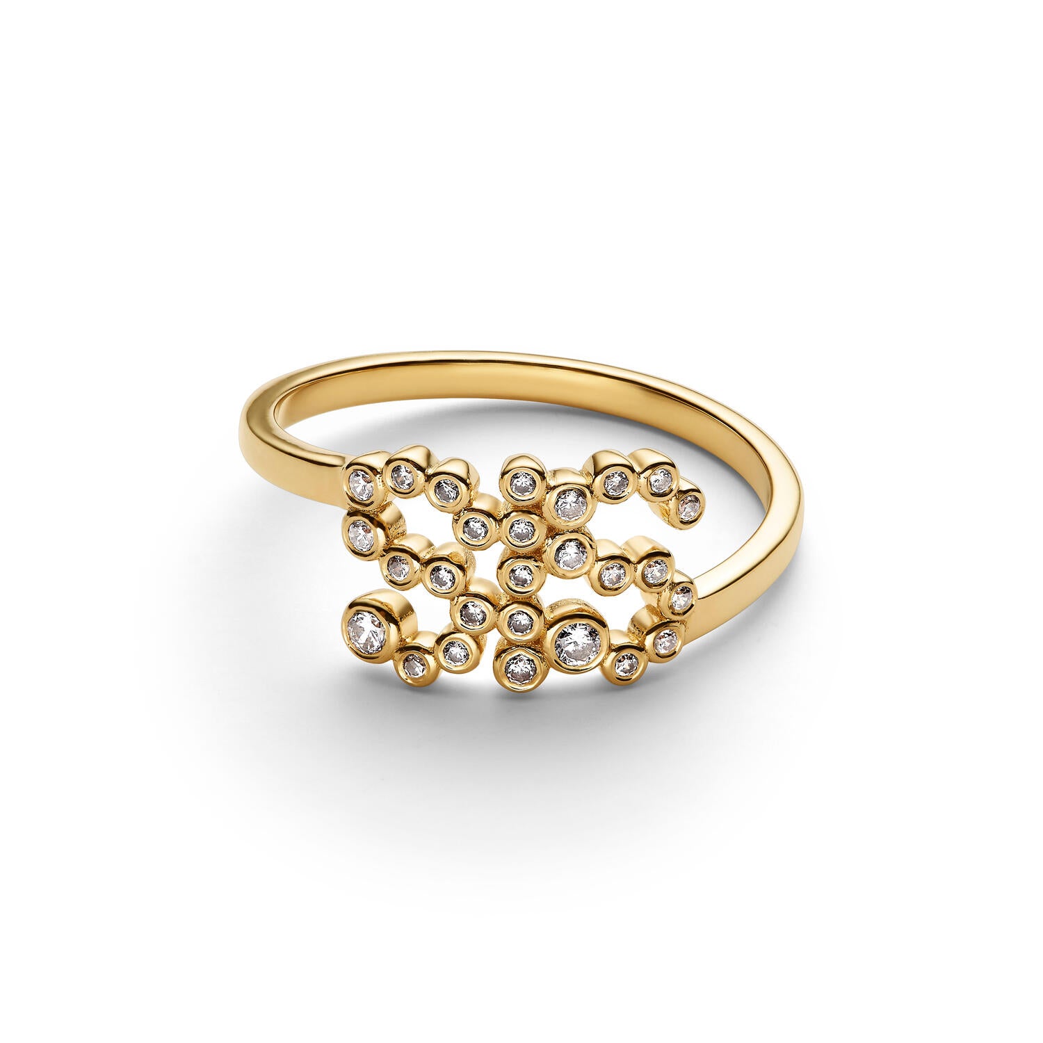 SIS Collet Ring - Forgyldt