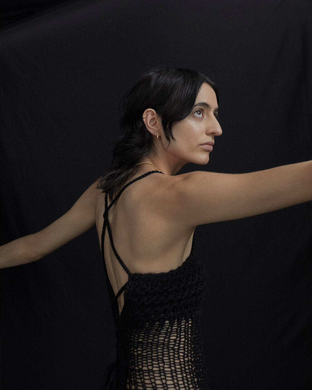 Spaeti ørestik - forgyldt