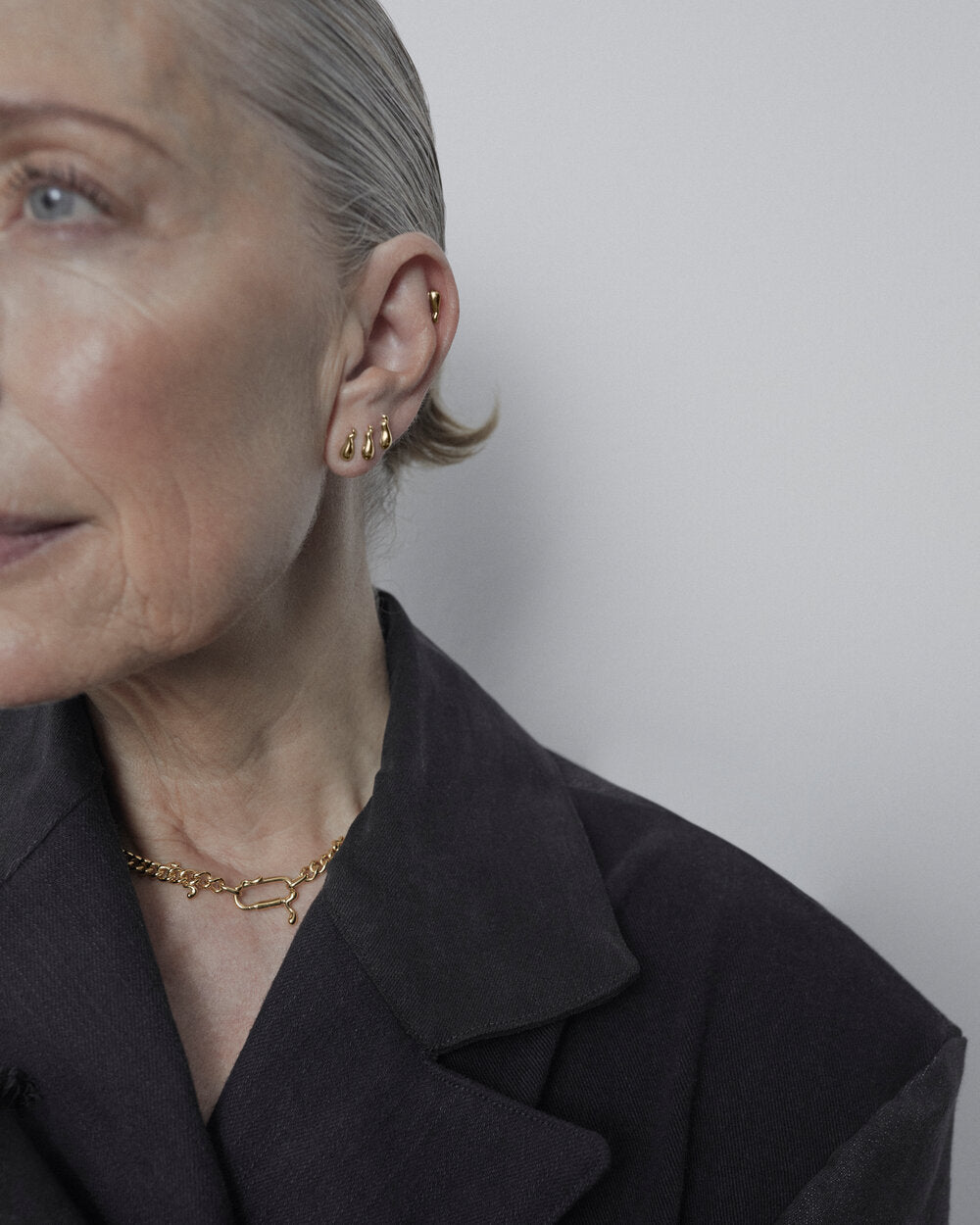 Spaeti ørestik - forgyldt