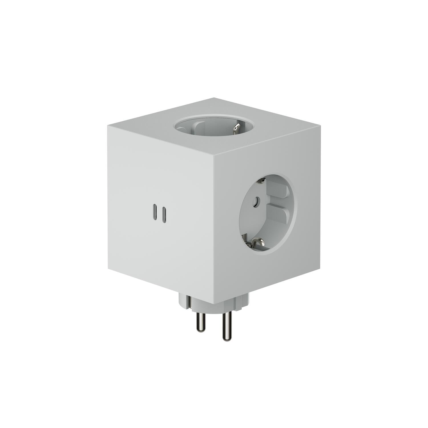 Square 2 stikdåse, USB-C - Gotland Gray