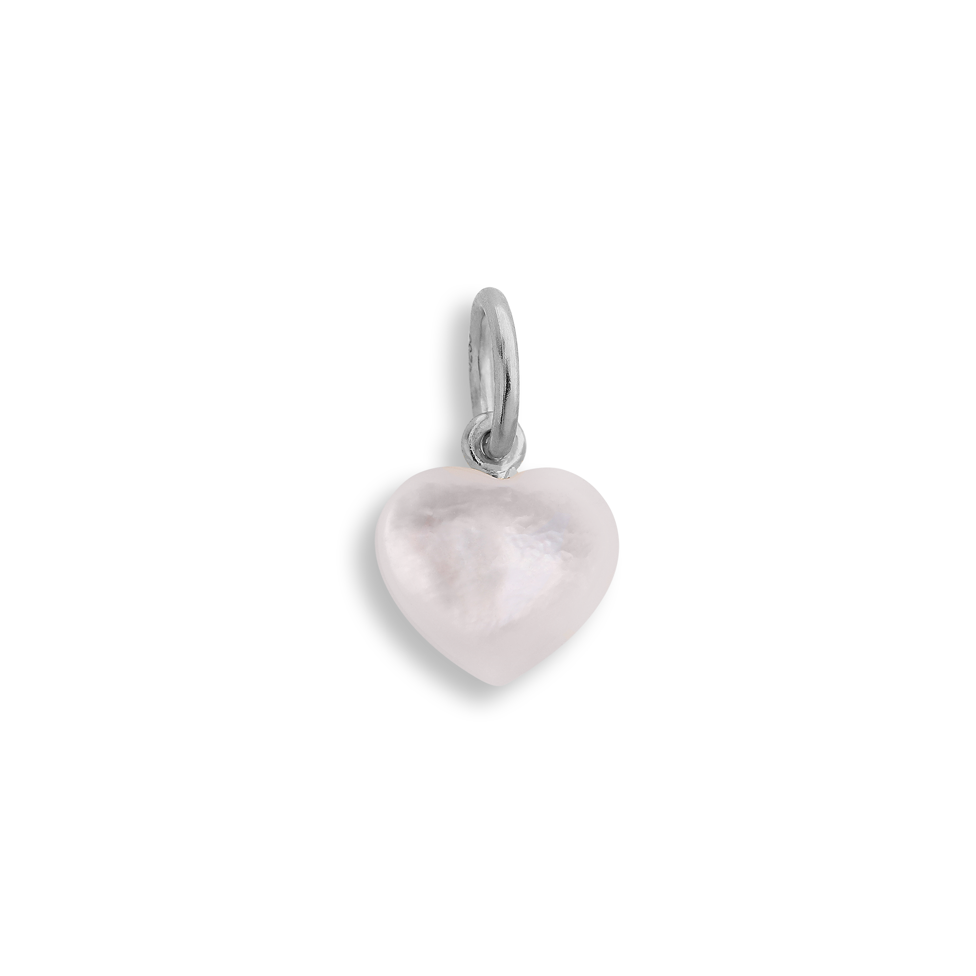 Small Souvenir Heart vedhæng - sølv