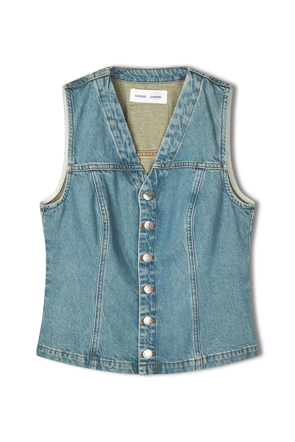 Sabeth denimvest - Caribbean Blue