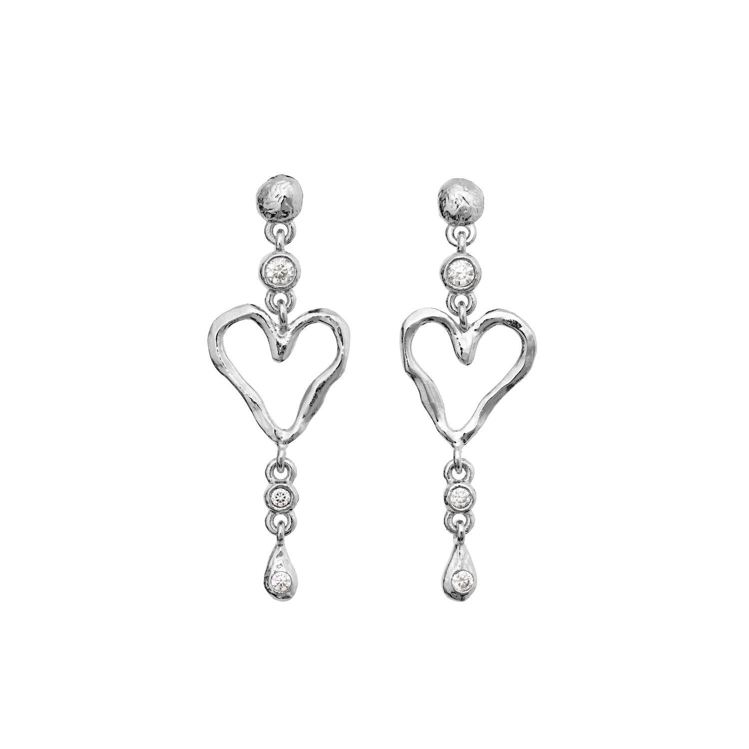 Sabi Twinkle øreringe - sølv