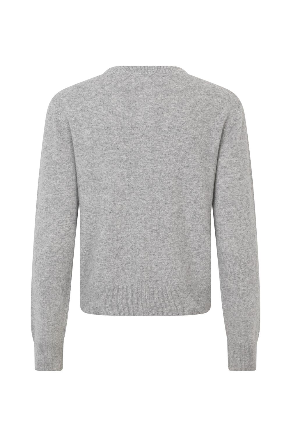 Saboston cardigan - Grey mel.