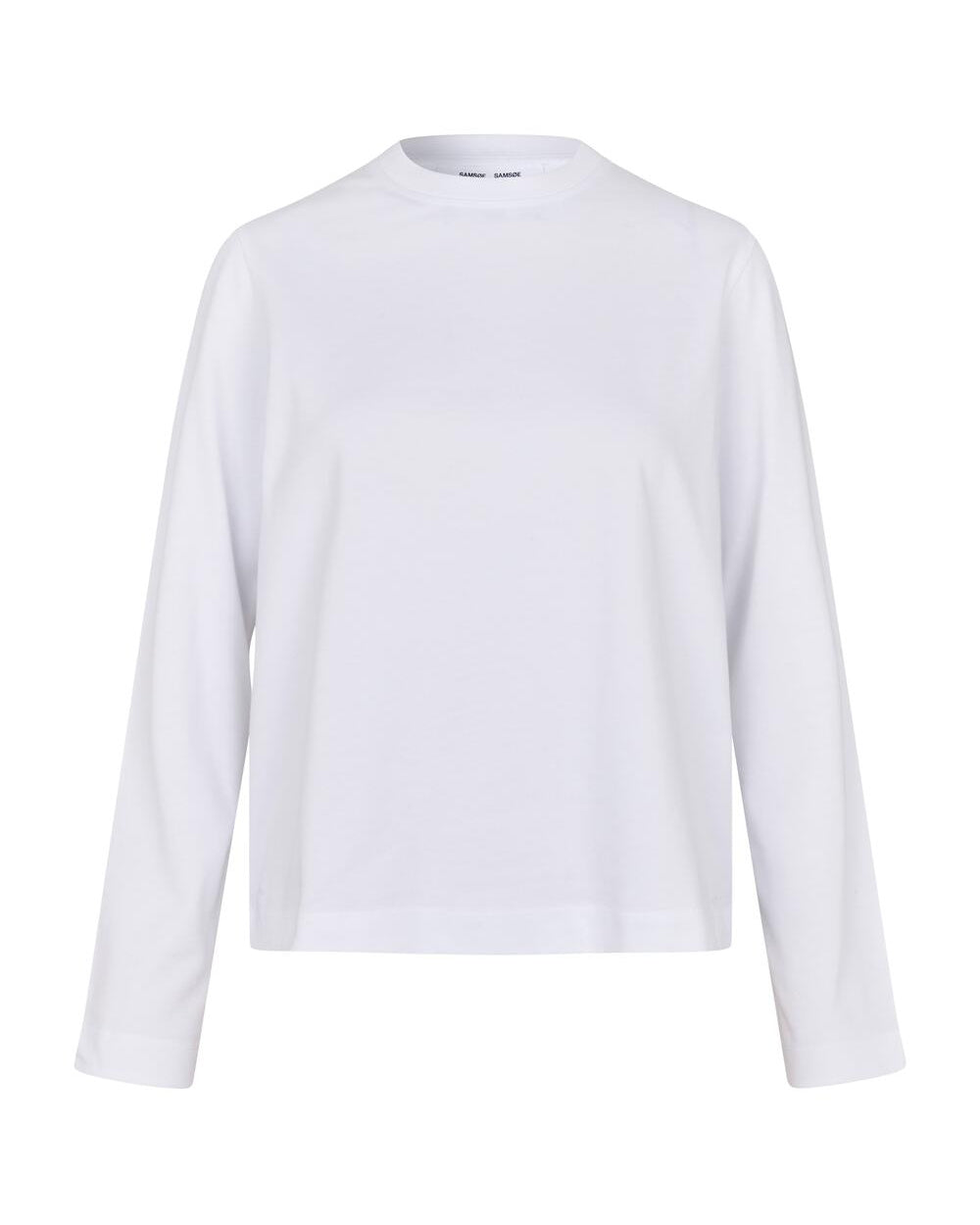 Sacamino langærmet t-shirt - hvid