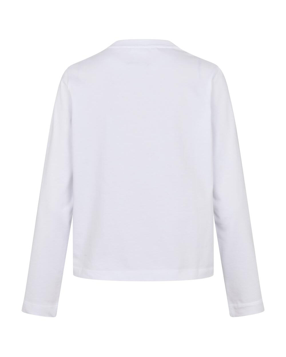 Sacamino langærmet t-shirt - hvid