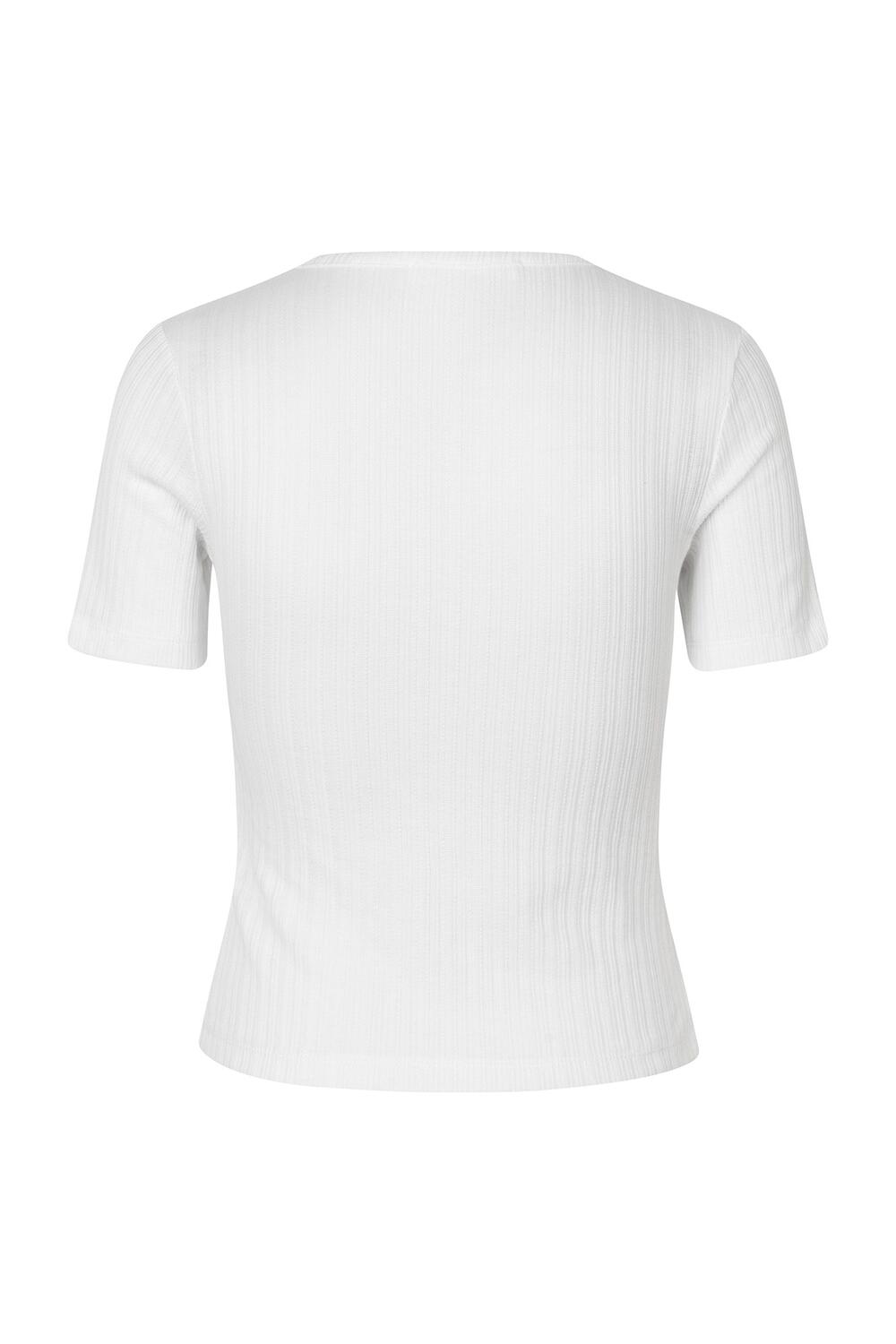 Sajuni kortærmet cardigan - hvid