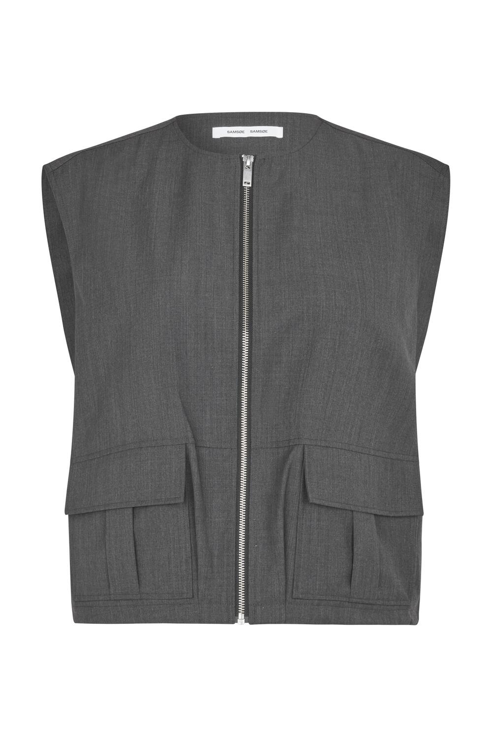 Sakelly vest - Dark grey mel.