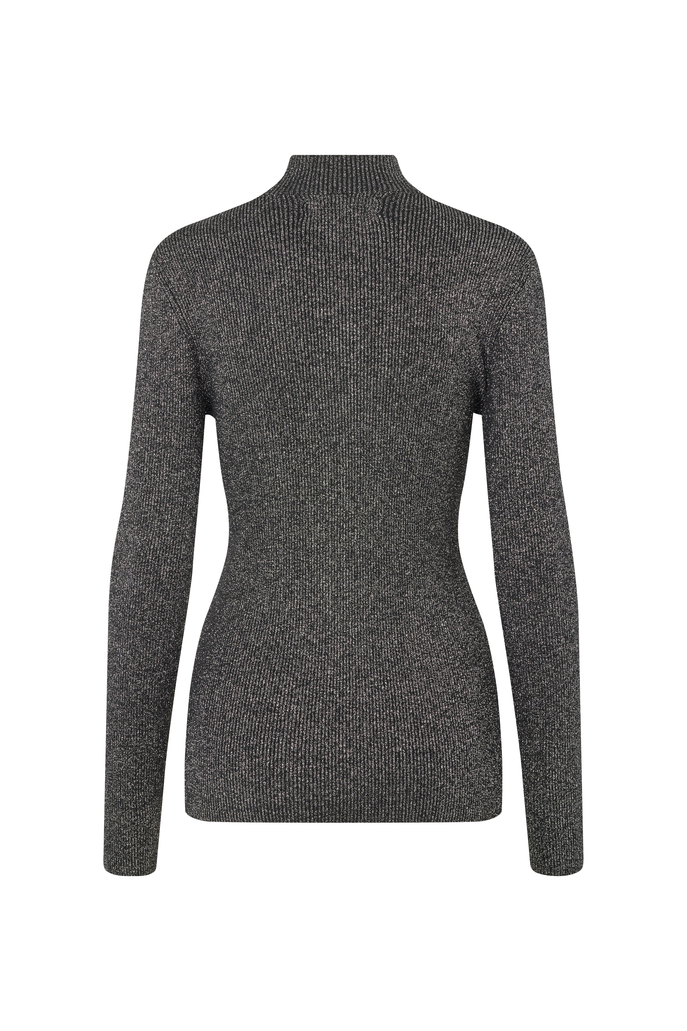 Saleonore Lurex cardigan - Black Lux.