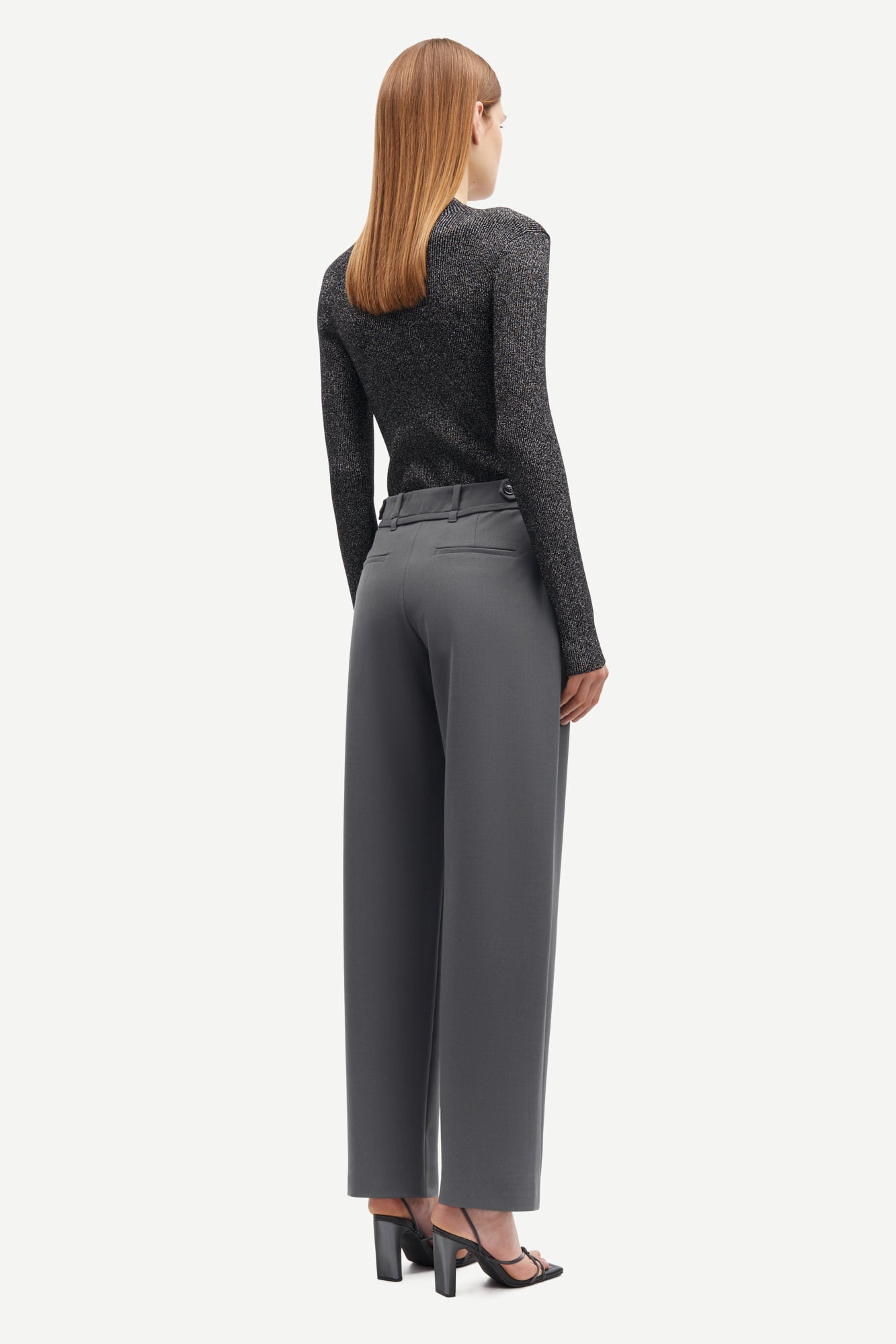 Saleonore Lurex cardigan - Black Lux.