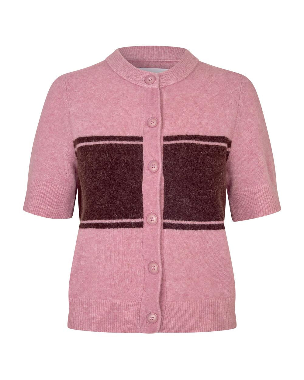 Sanoura kortærmet cardigan - Orchid Wide St.