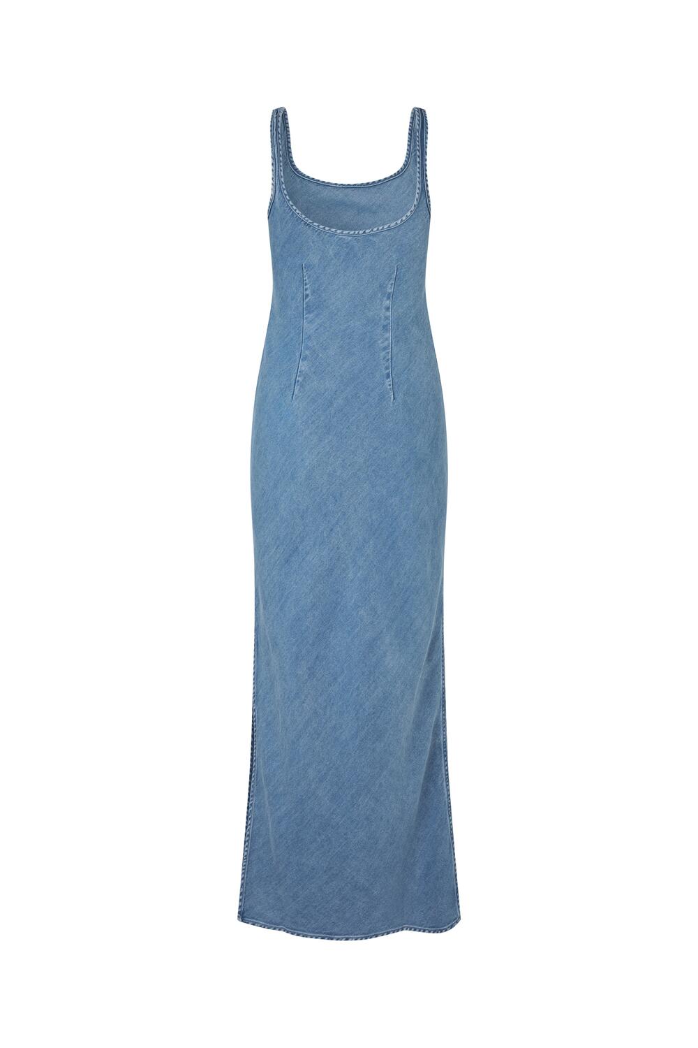 Sasunna kjole - Denim Blue