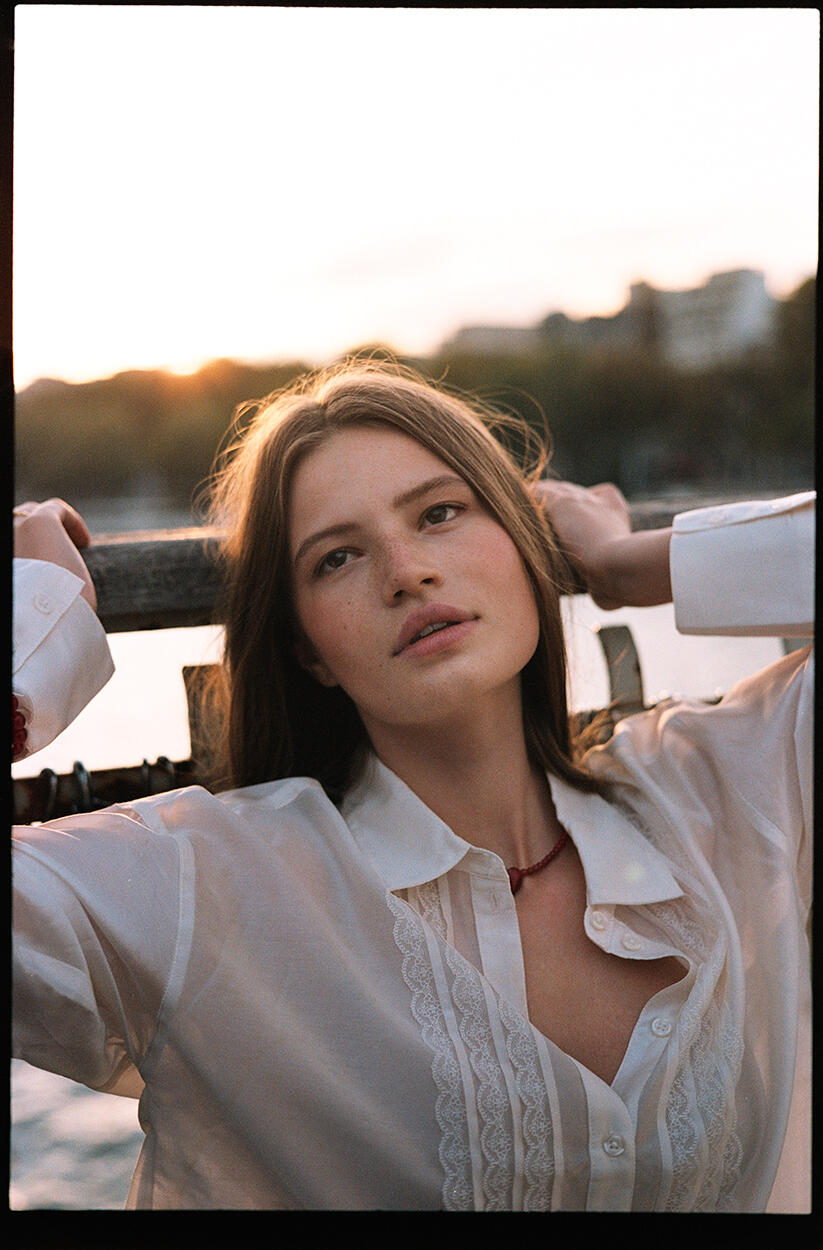 Maroon Heart halskæde - Marron