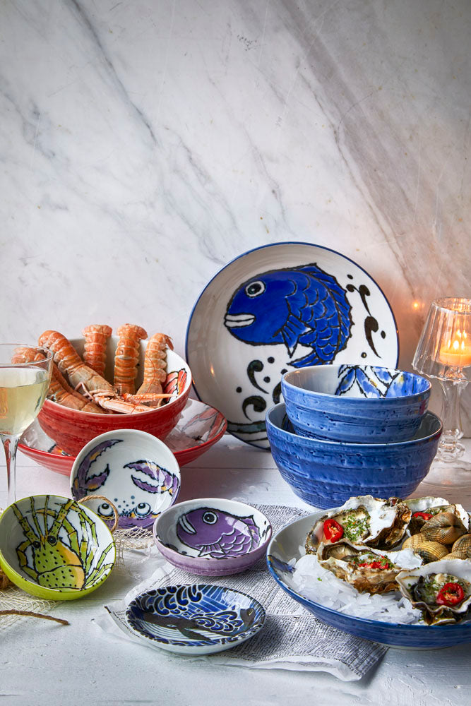 Seafood Rice skål, Crab Blue - Ø11,2 cm.