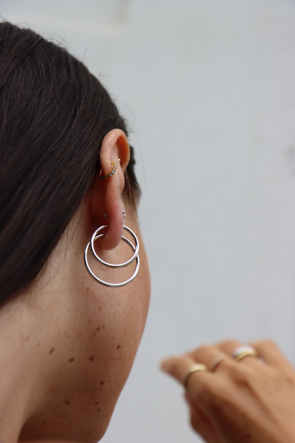 Senorita hoops - sølv