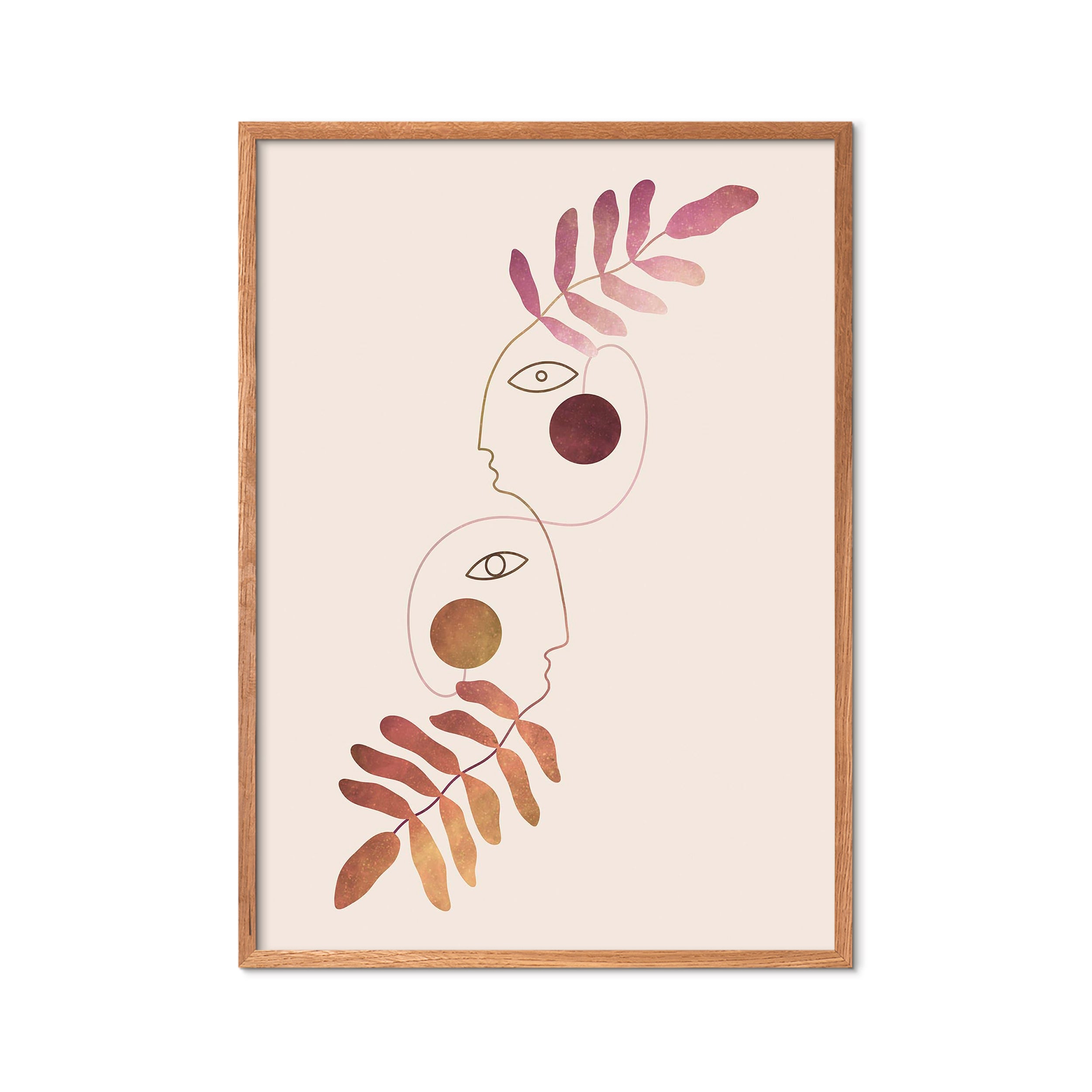 Shatha Al Dafai plakat, to grow together - 30x40 cm.