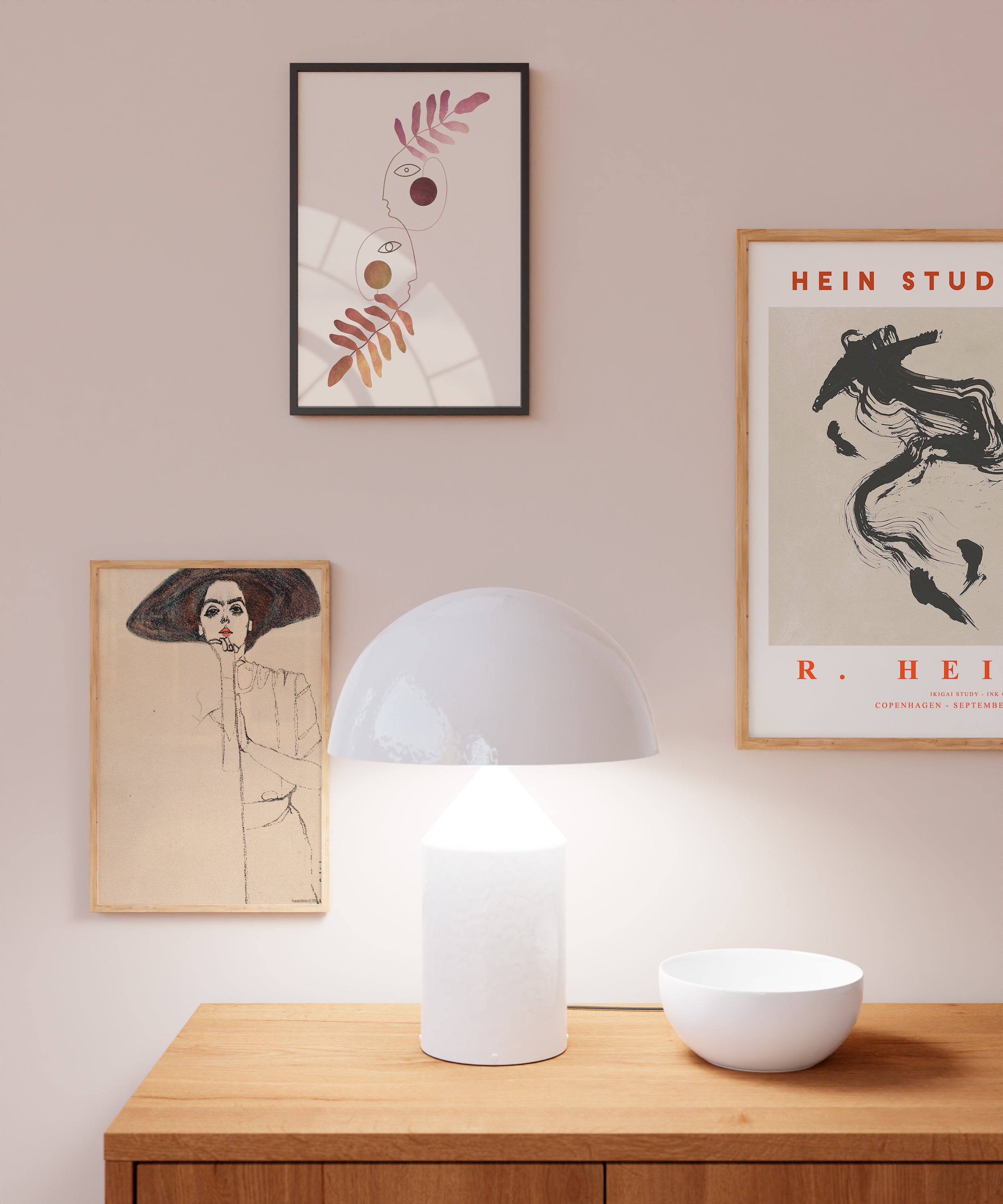 Shatha Al Dafai plakat, to grow together - 30x40 cm.