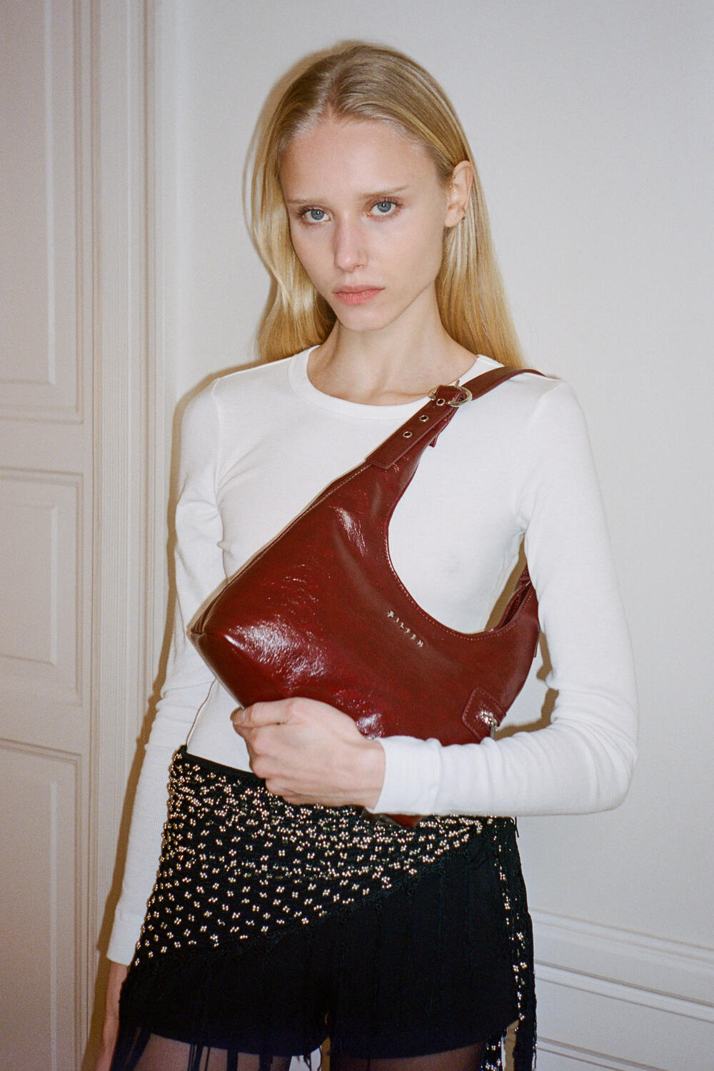 Lotta skuldertaske - Cabernet