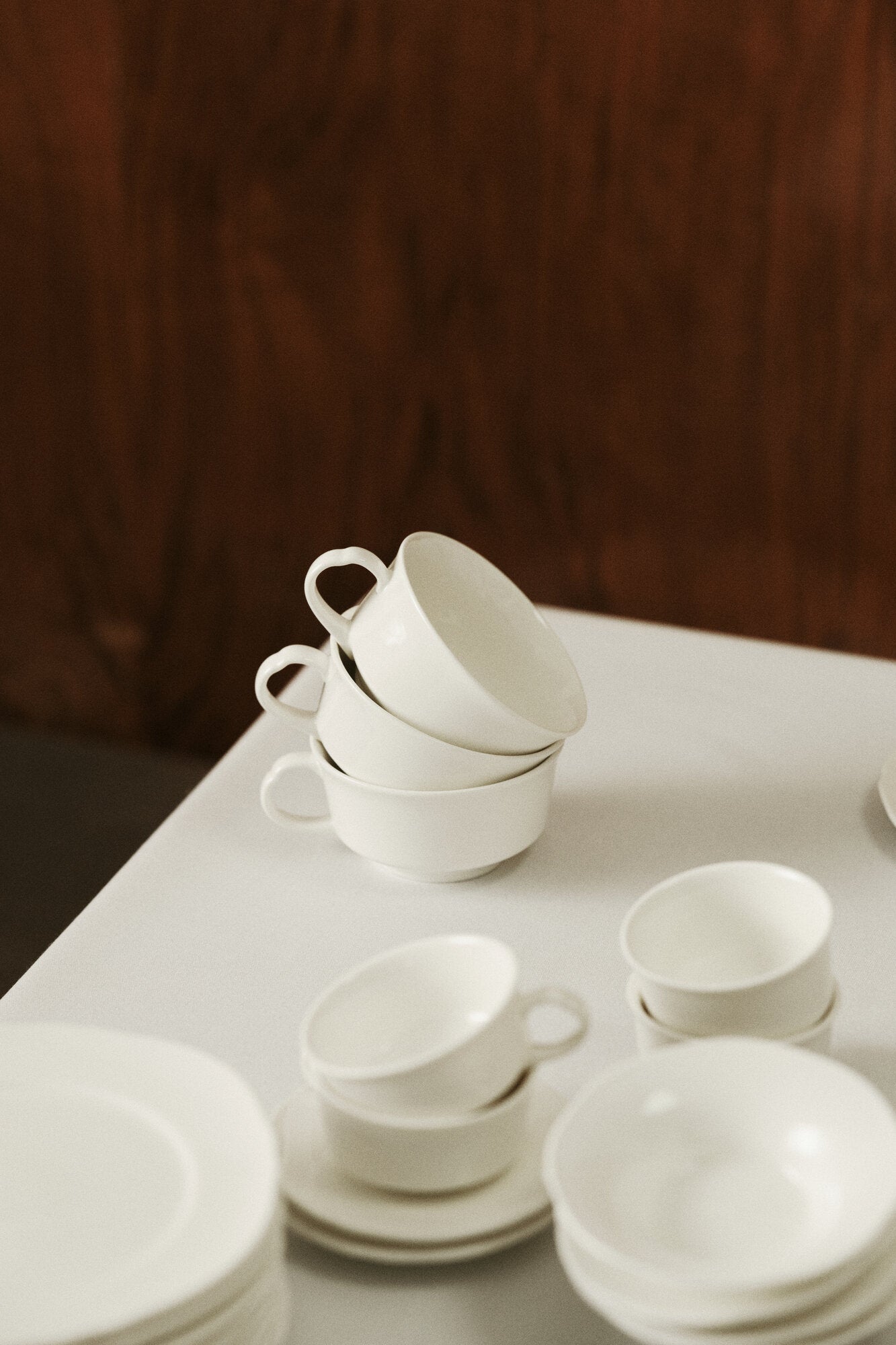 Silhouette kaffekop, hvid - Ø11,3 cm