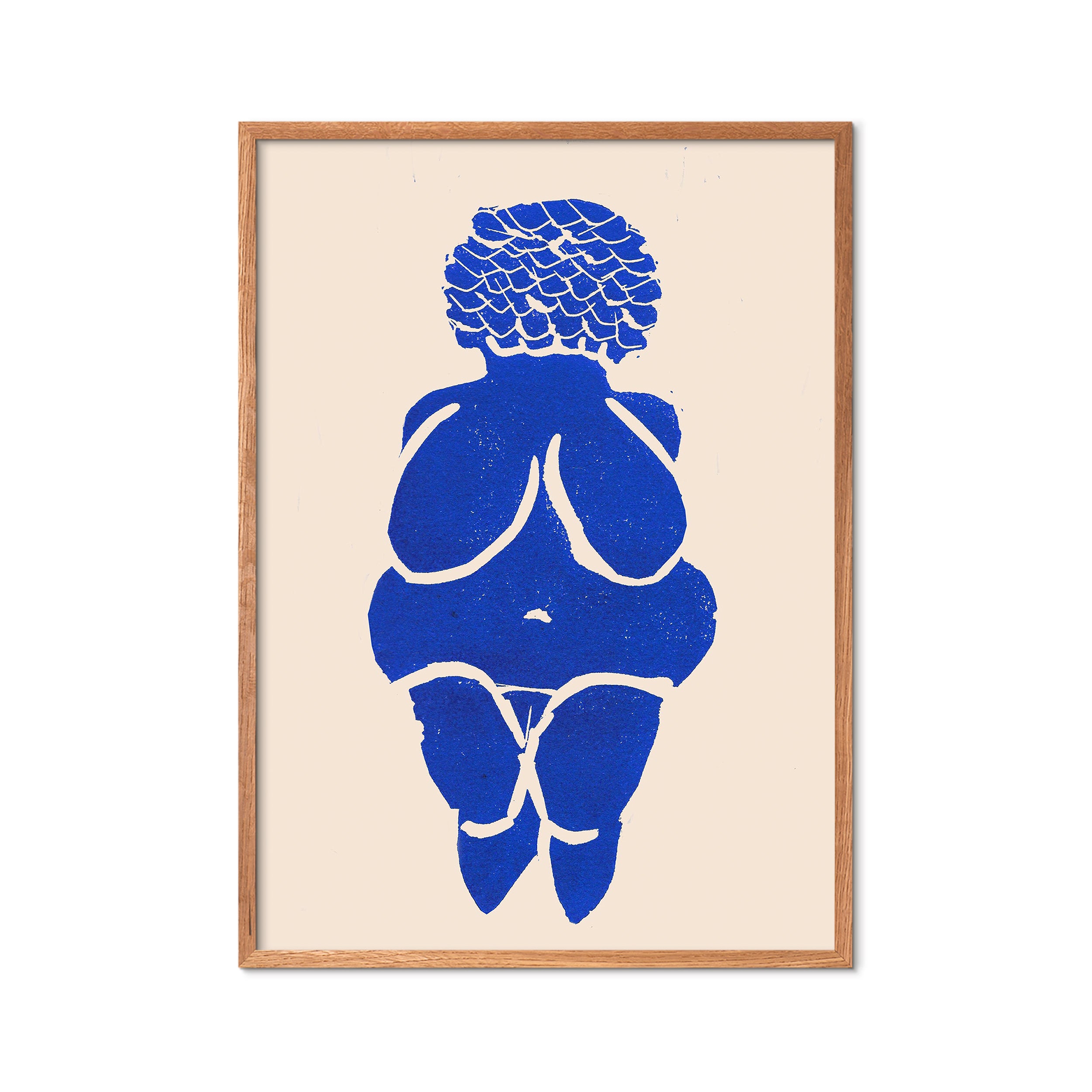 Sissan Richardt plakat - Goddess Of Fertility Blue