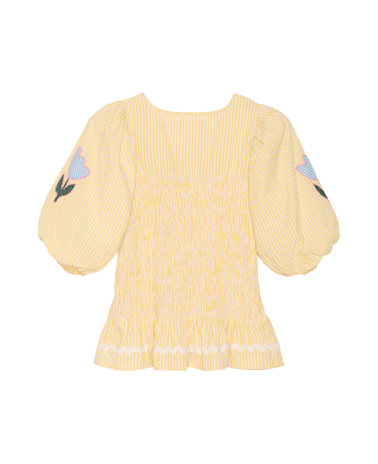 Svea bluse - Yellow Stripes